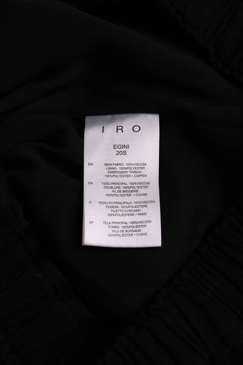 Straight-leg pants IRO - Seconde Main Black