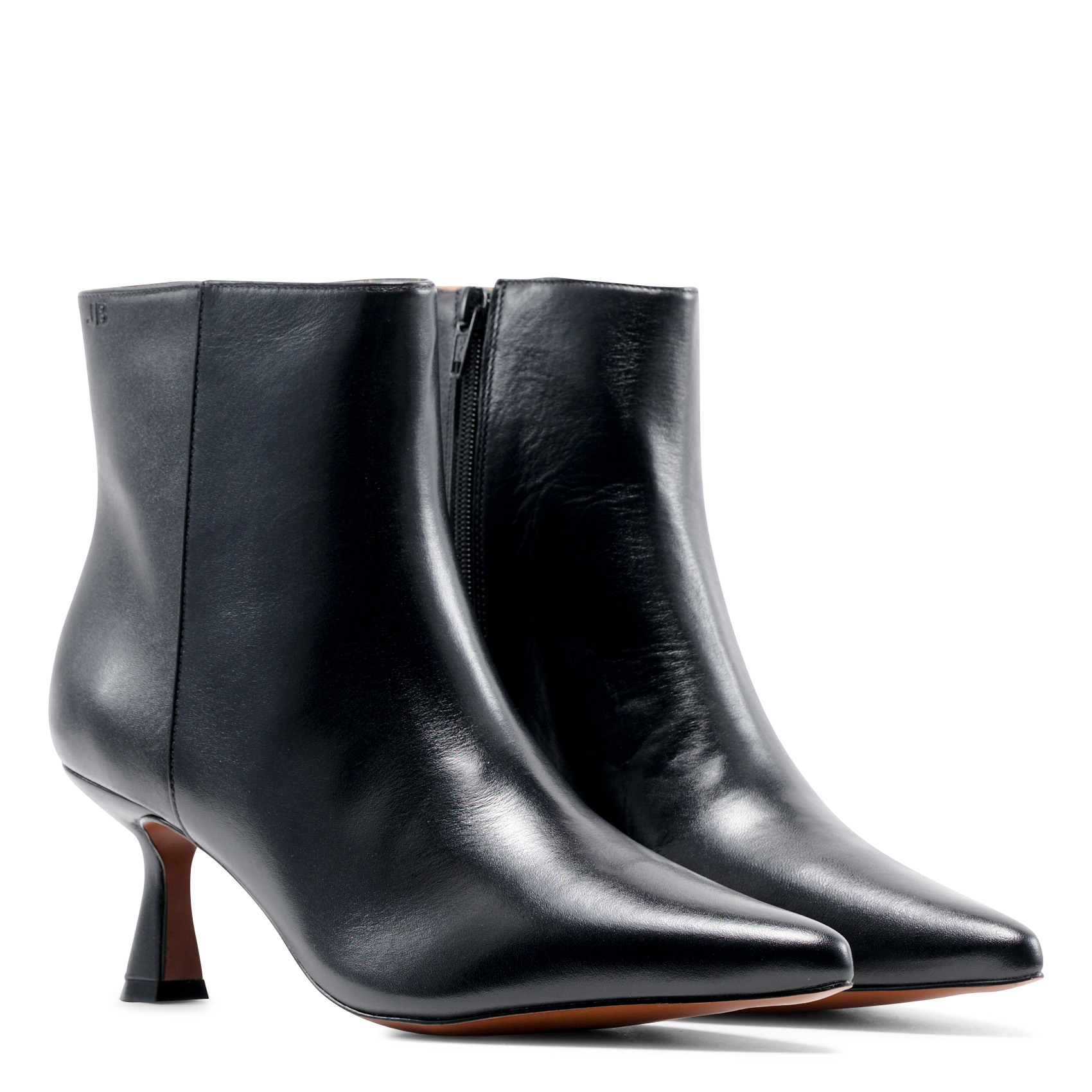 Leather mid-calf boots JB MARTIN Black