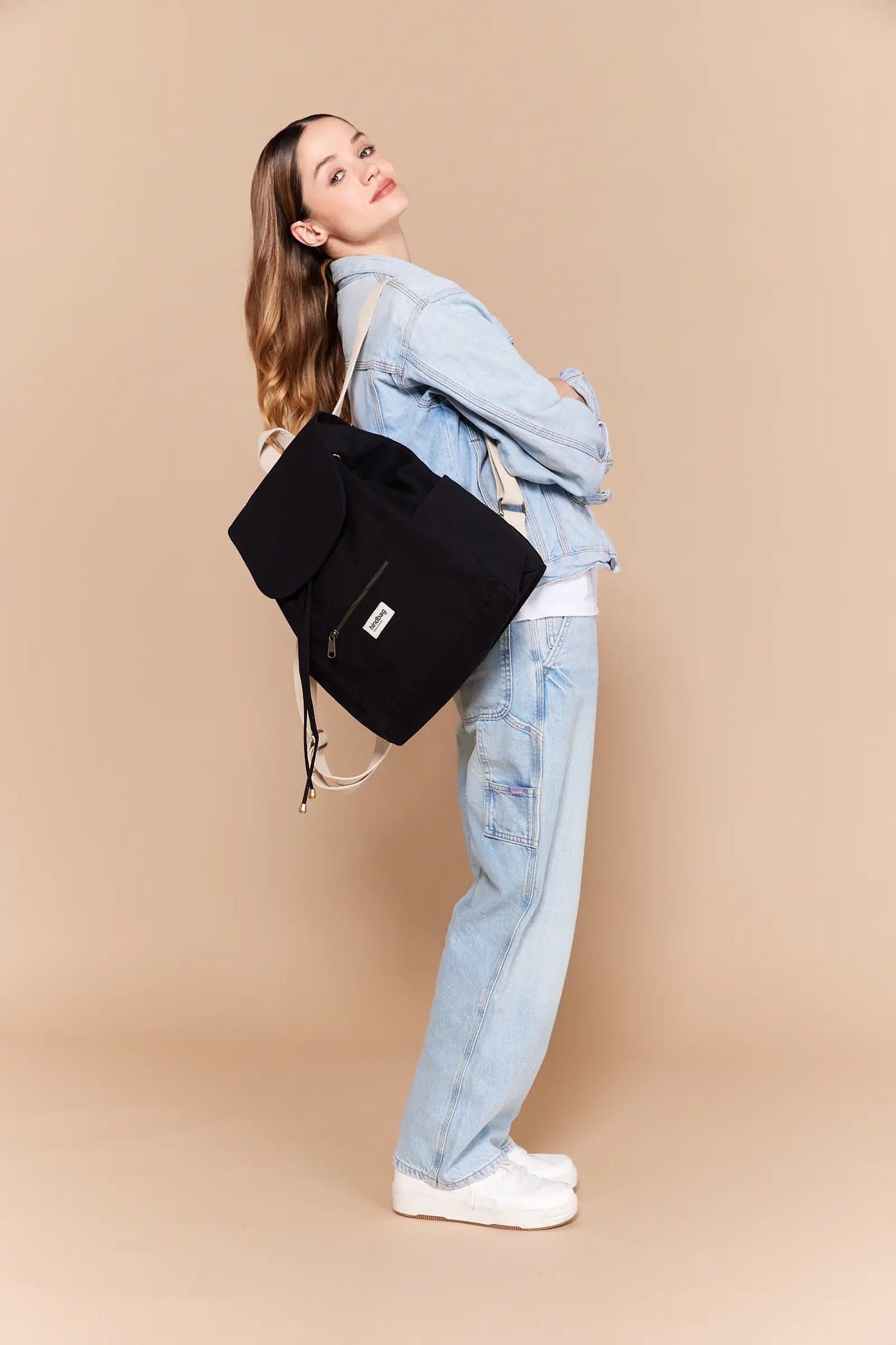 Cotton backpack Black