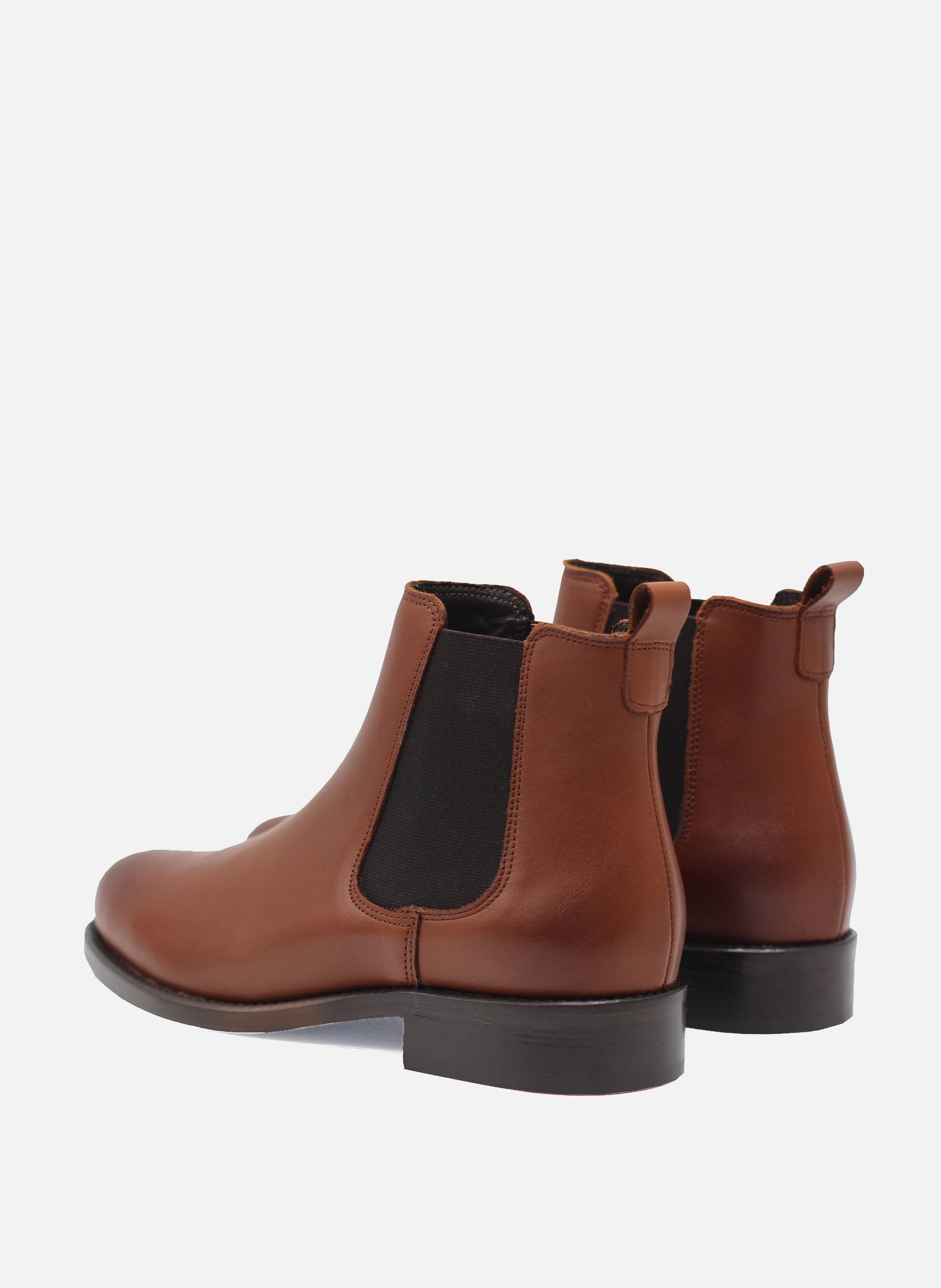 Leather Chelsea boots JULES & JENN Brown