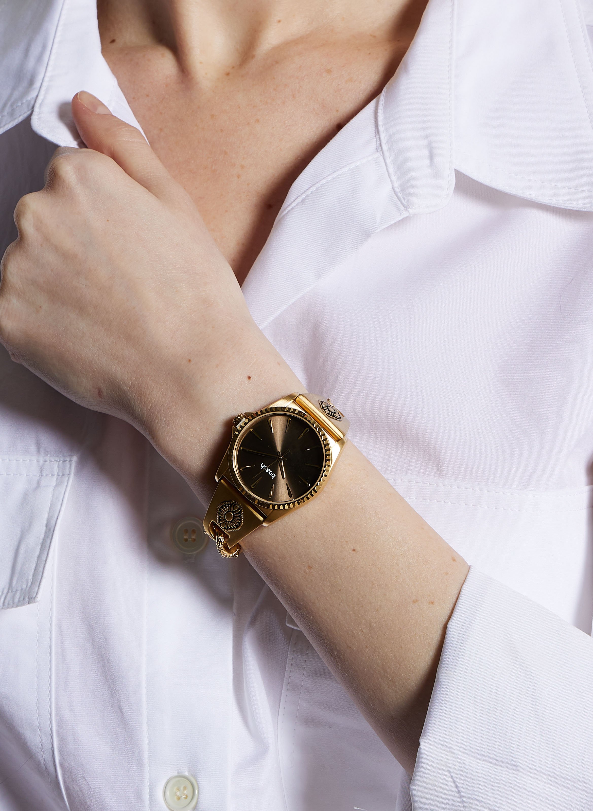 Montre en acier inoxydable BA&SH Marron