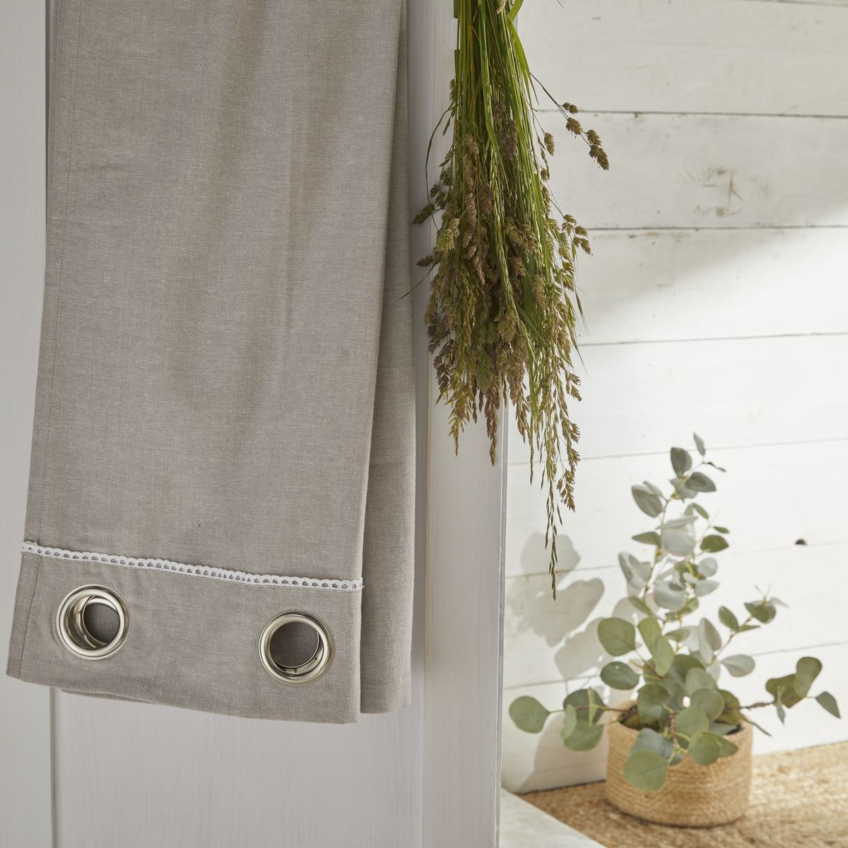 Cotton curtain TODAY LINGE DE MAISON Beige