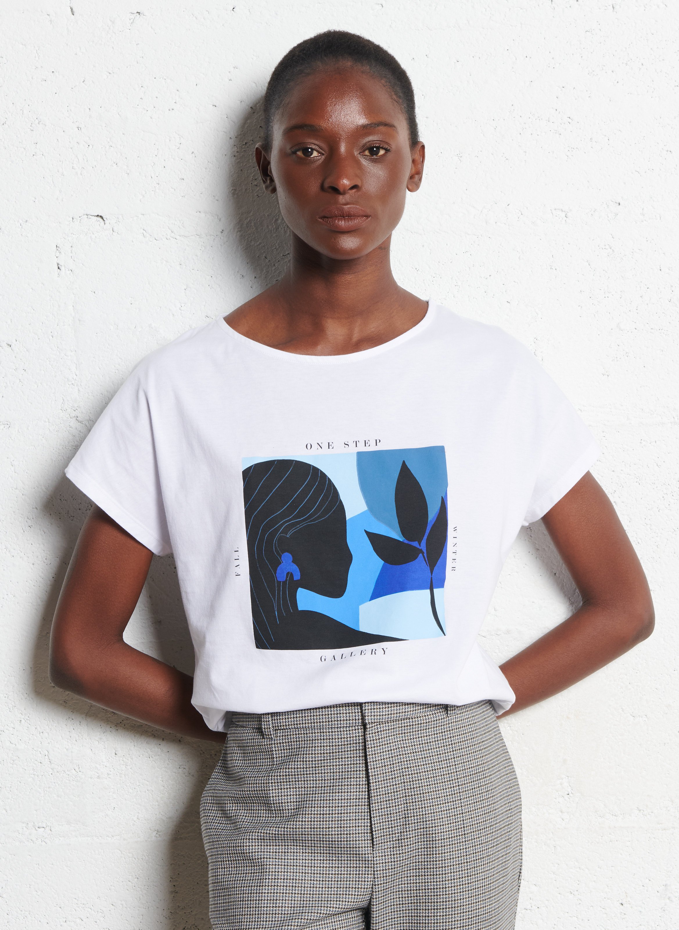 Effen T-shirt ONE STEP