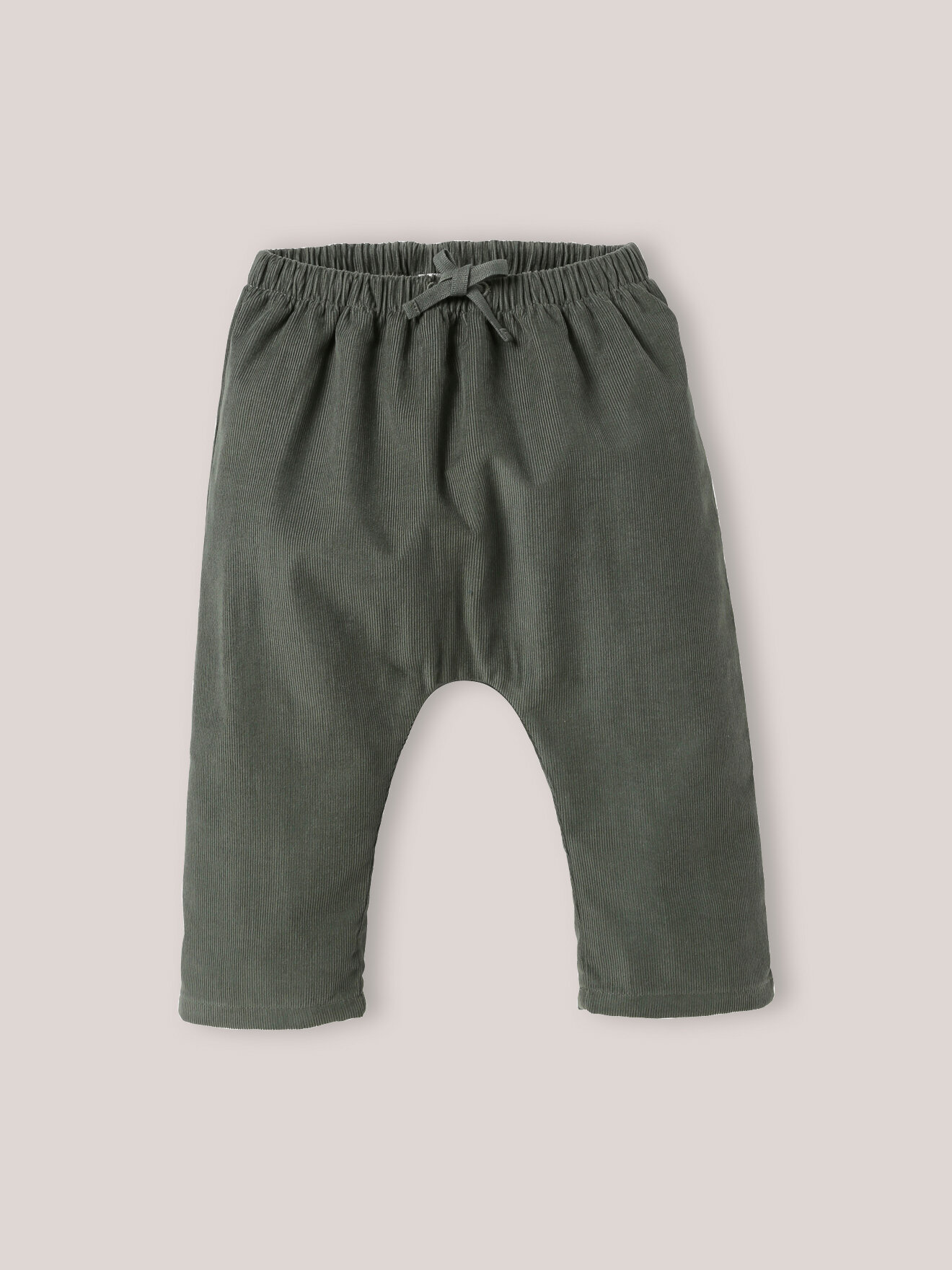 Velvet harem pants CYRILLUS Green