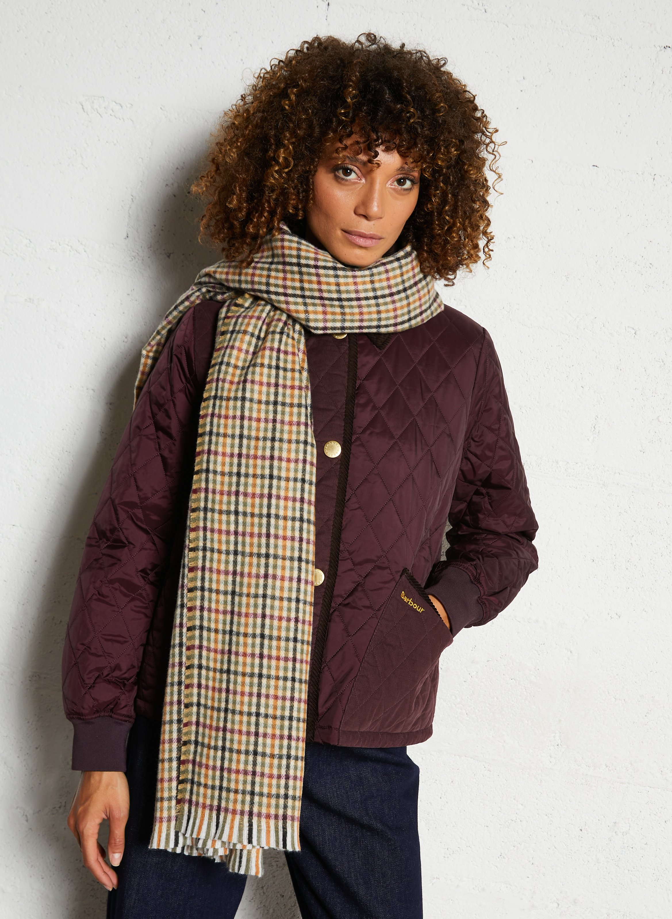 Geruite foulard AU PRINTEMPS PARIS Veelkleurig