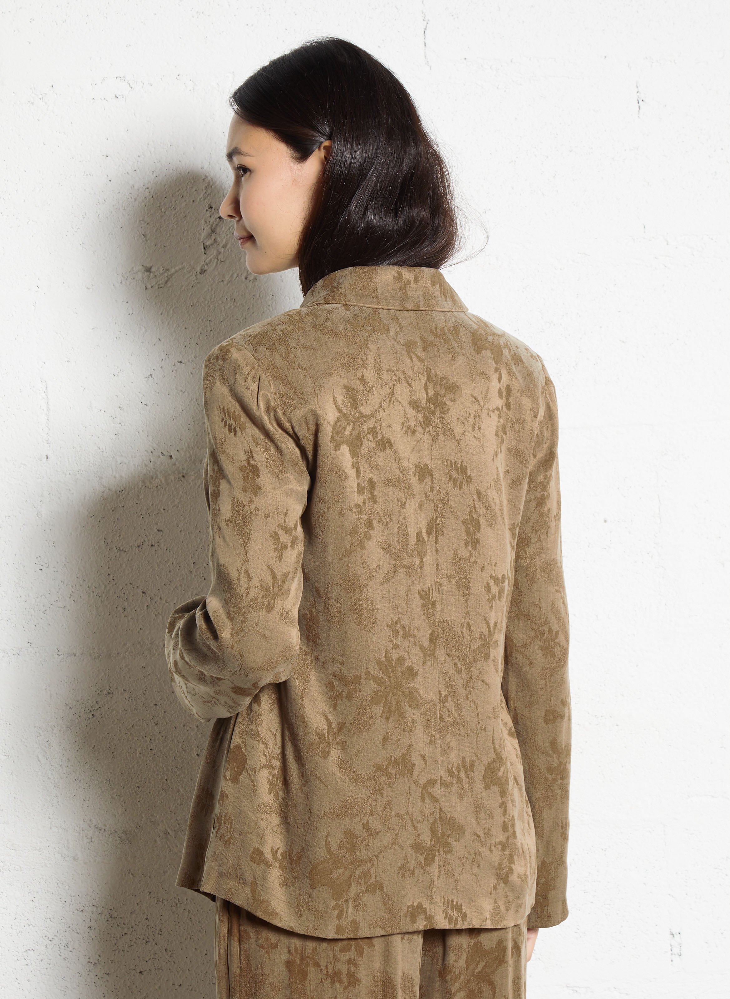 Veste de tailleur fleurie MOMONI Vert