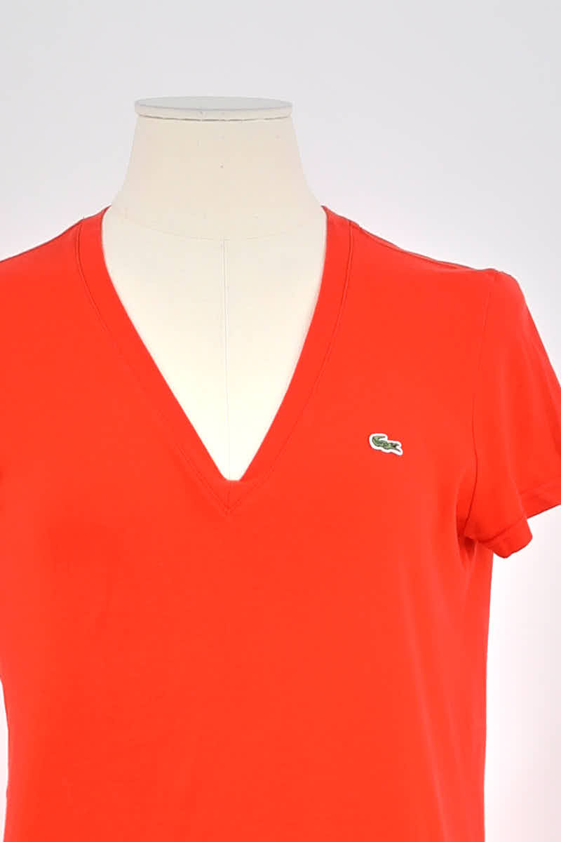 T-shirt LACOSTE - SECONDE MAIN Red