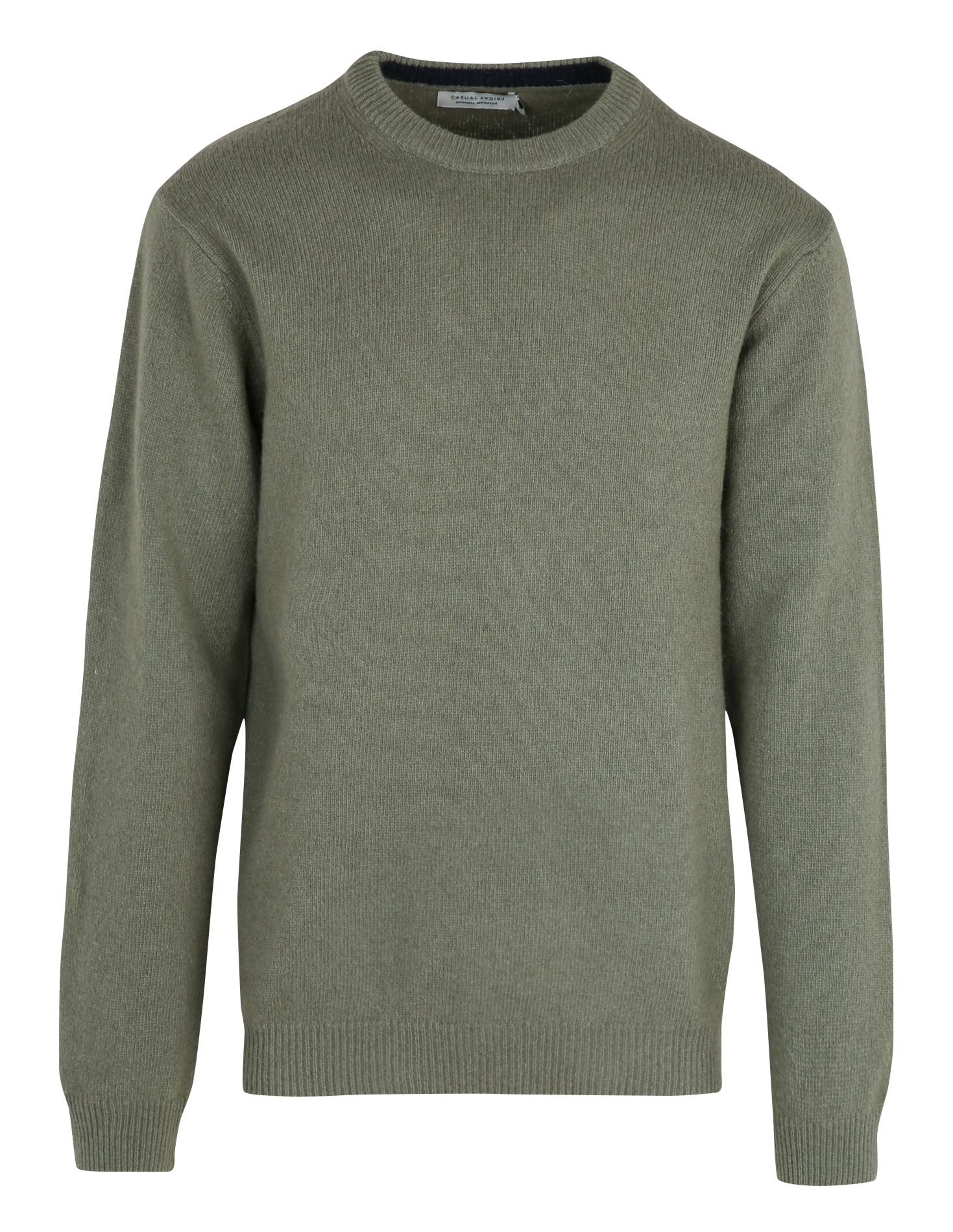 Alpaca wool sweater CASUAL FRIDAY Khaki