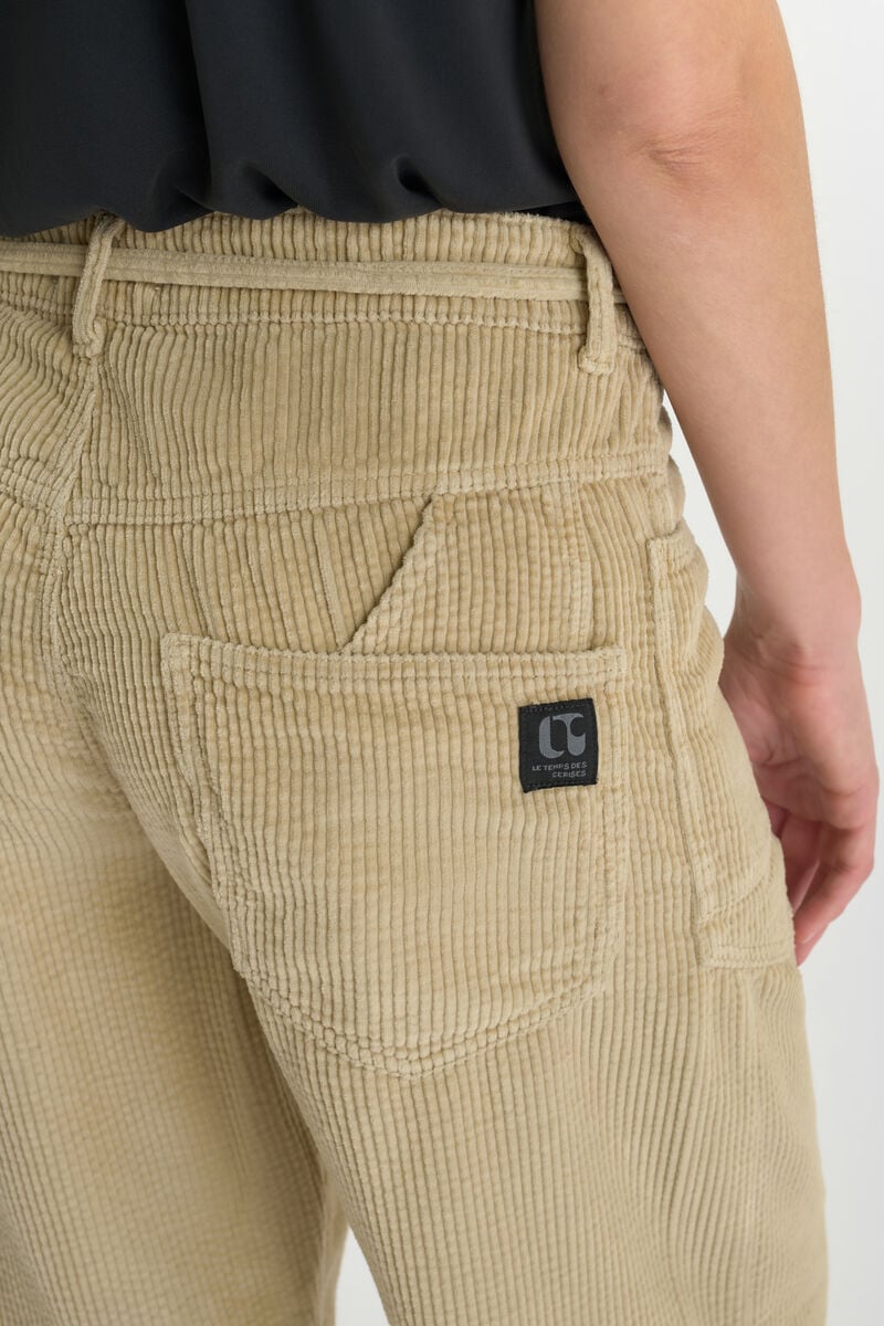 Loose fit pants LE TEMPS DES CERISES Beige