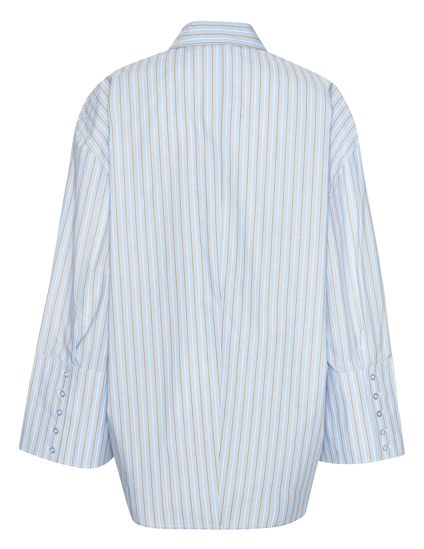 Liam oversized striped shirt  ROTATE Blue