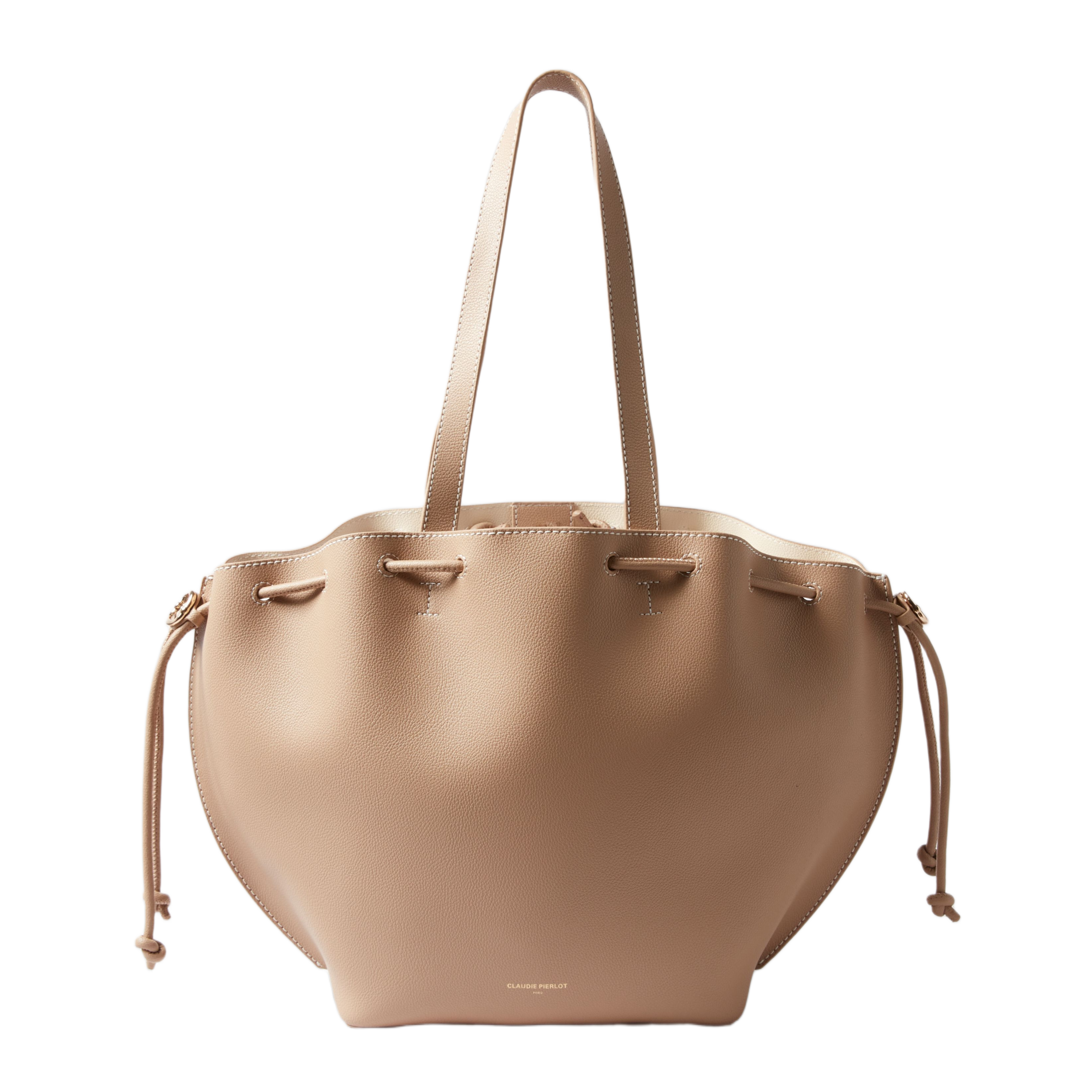 Billy L leather bag  CLAUDIE PIERLOT Beige