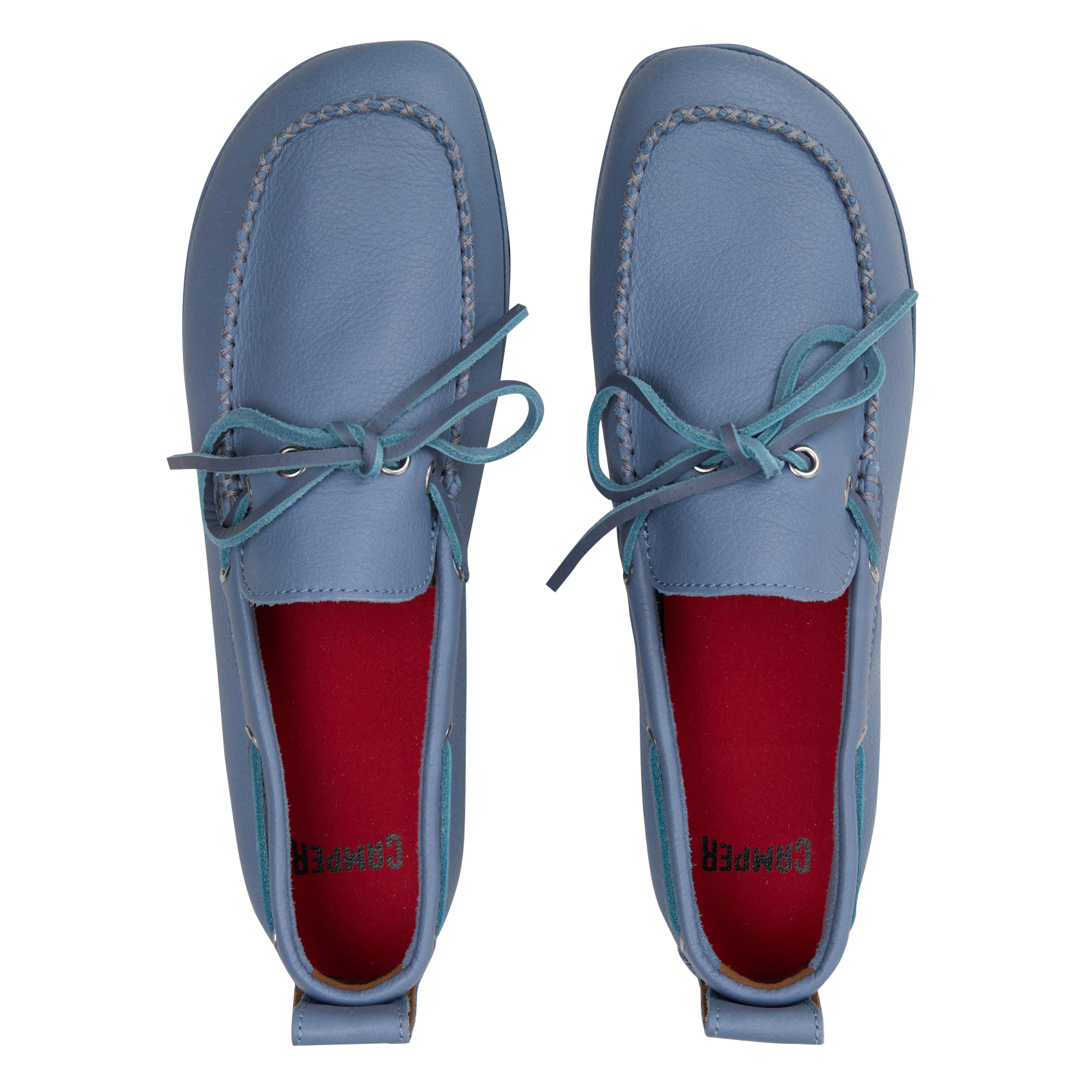 Segelschuhe aus Leder CAMPER Blau