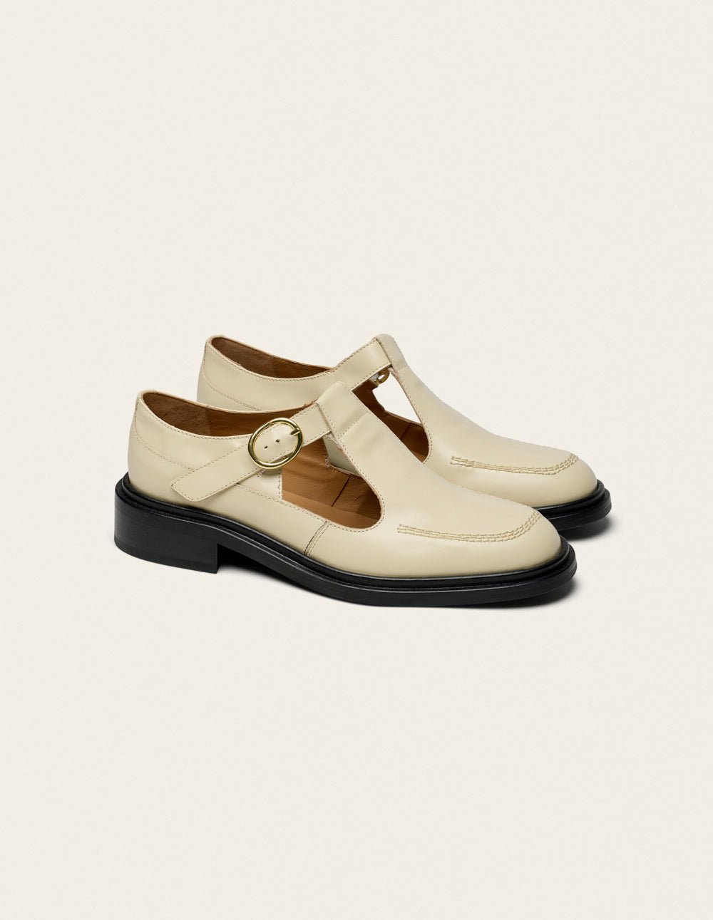 Derby shoes ODAJE Beige