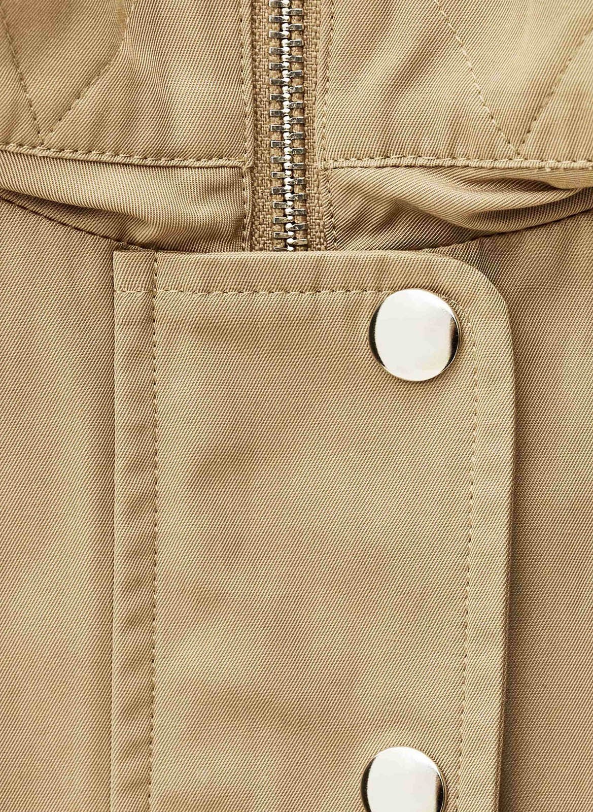 Fitted hooded parka BA&SH Brown