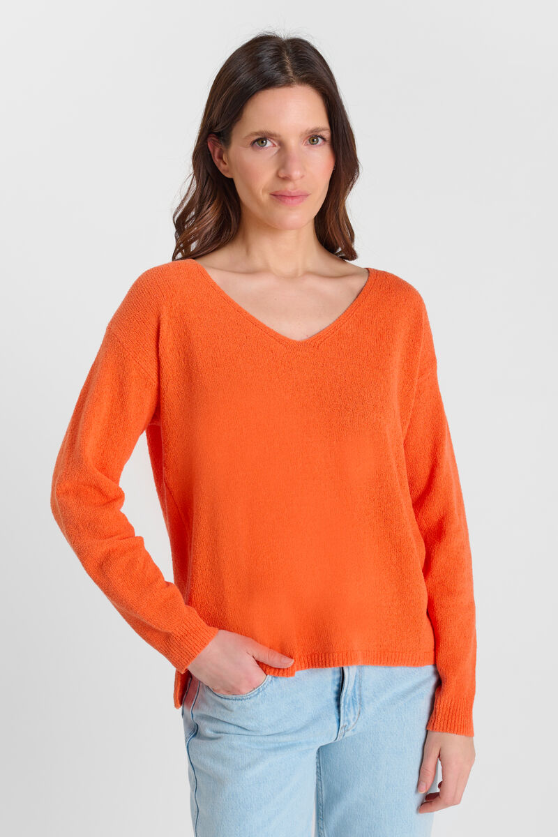 Sweater LE TEMPS DES CERISES Orange