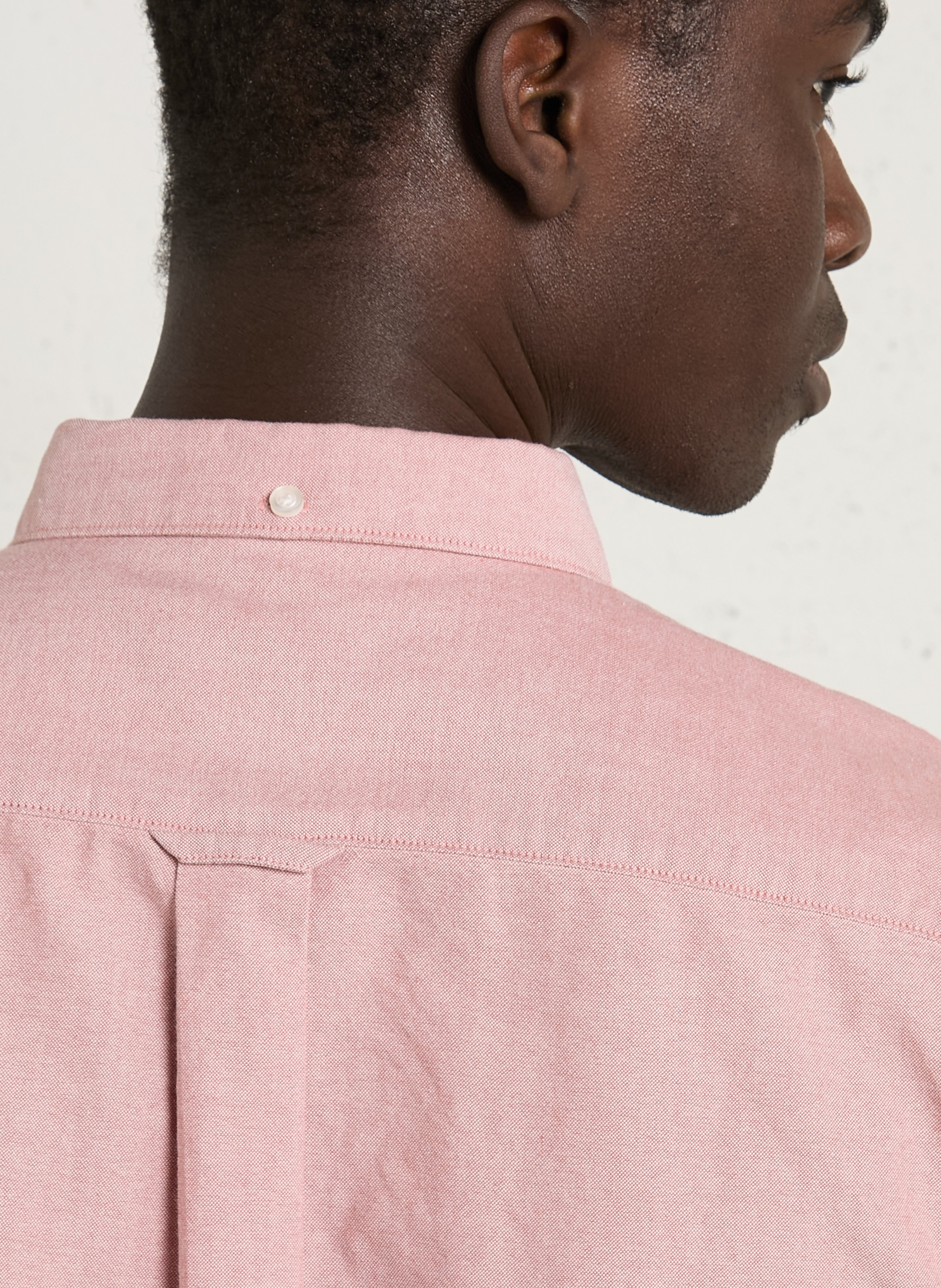 Aansluitende blouse met korte mouwen FARAH Roze