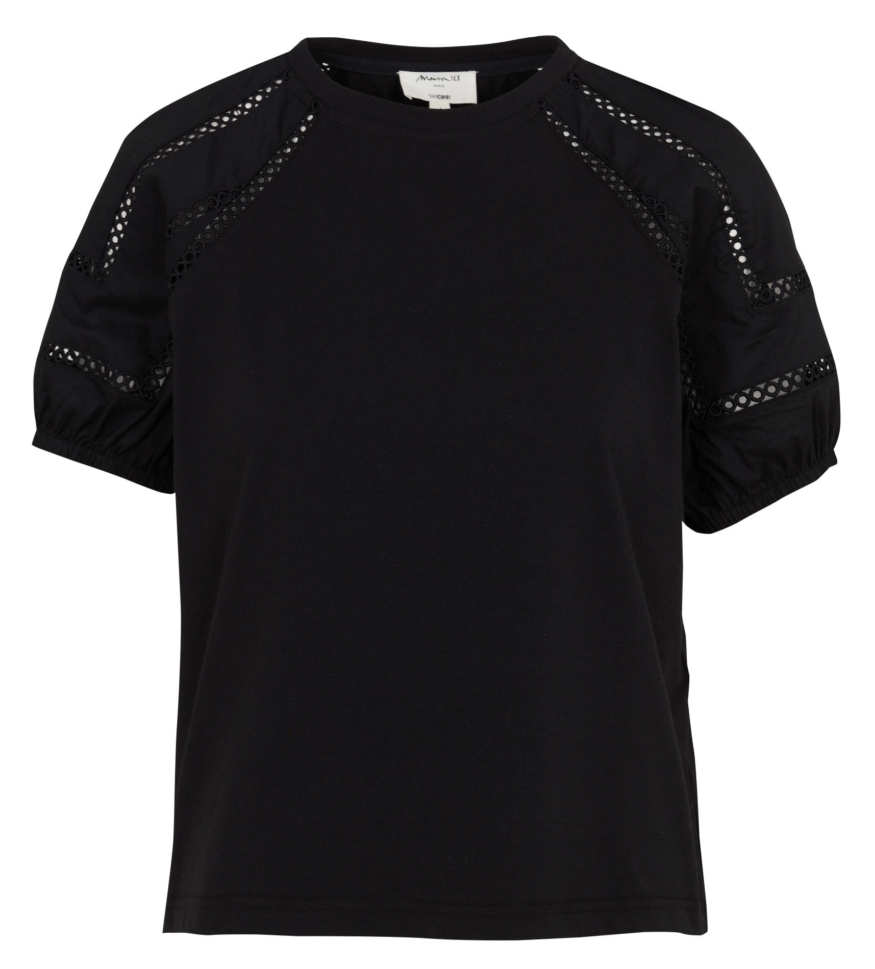 Gerade geschnittenes Top aus Baumwoll-Mix MAISON 123