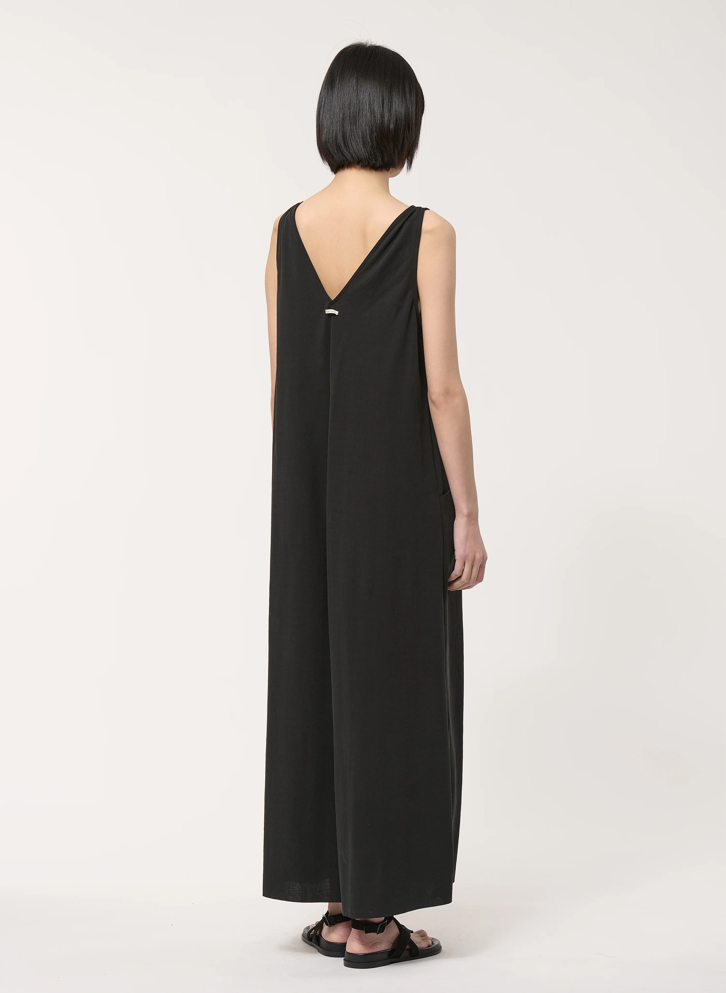 Combinaison col V  HUMILITY Noir