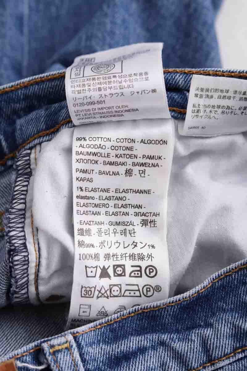 - Straight-leg jeans
- 5 pockets
- Straight cut
- Faded effect LEVI'S - Seconde main Blue