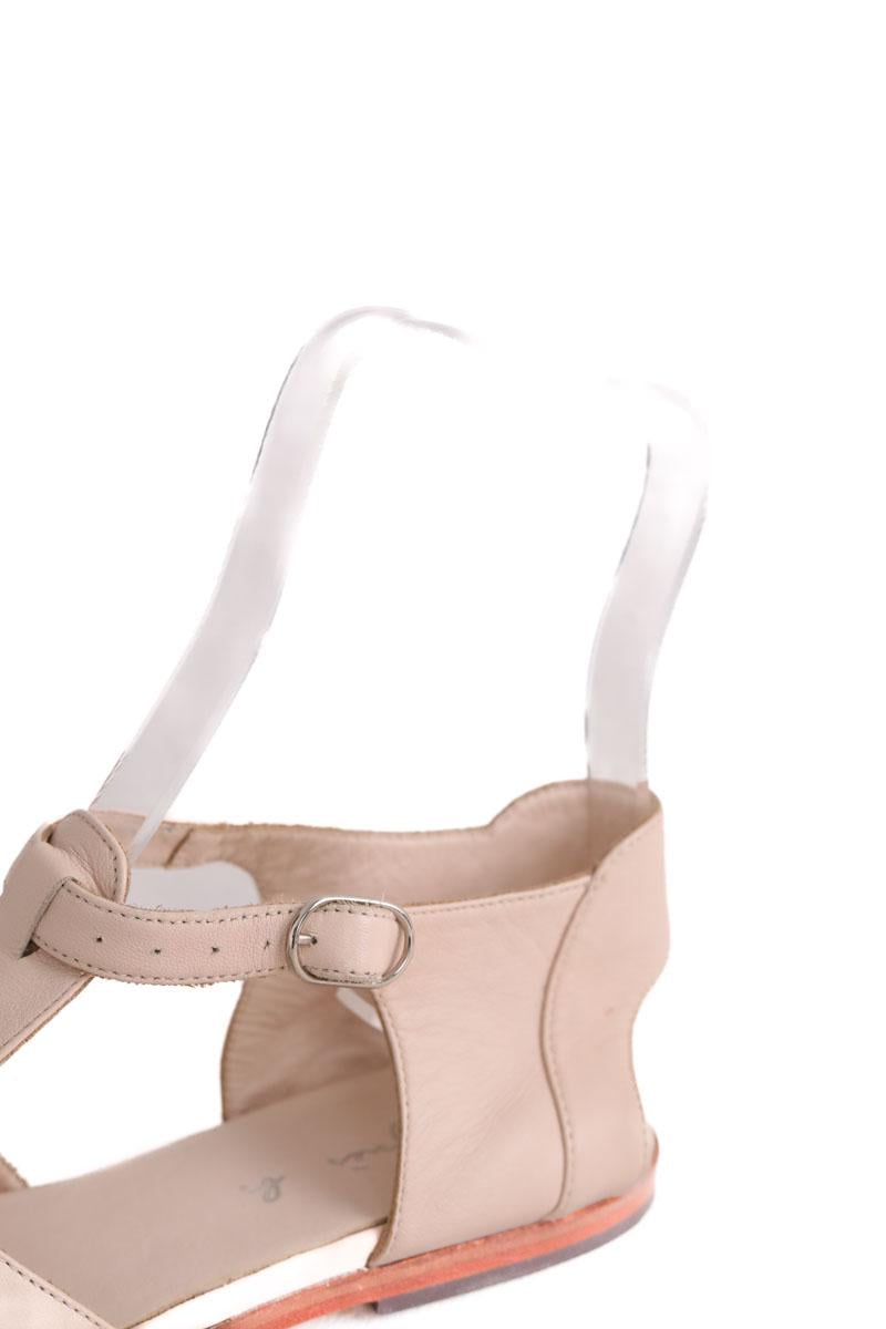 Faux leather sandals AGNES B. - Seconde Main Pink