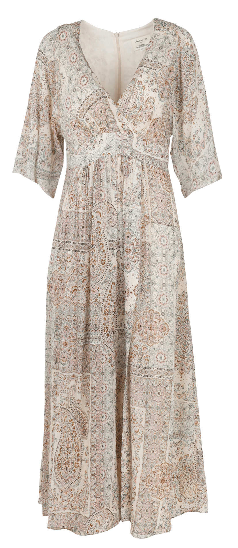 Long printed dress MAISON 123 Blue