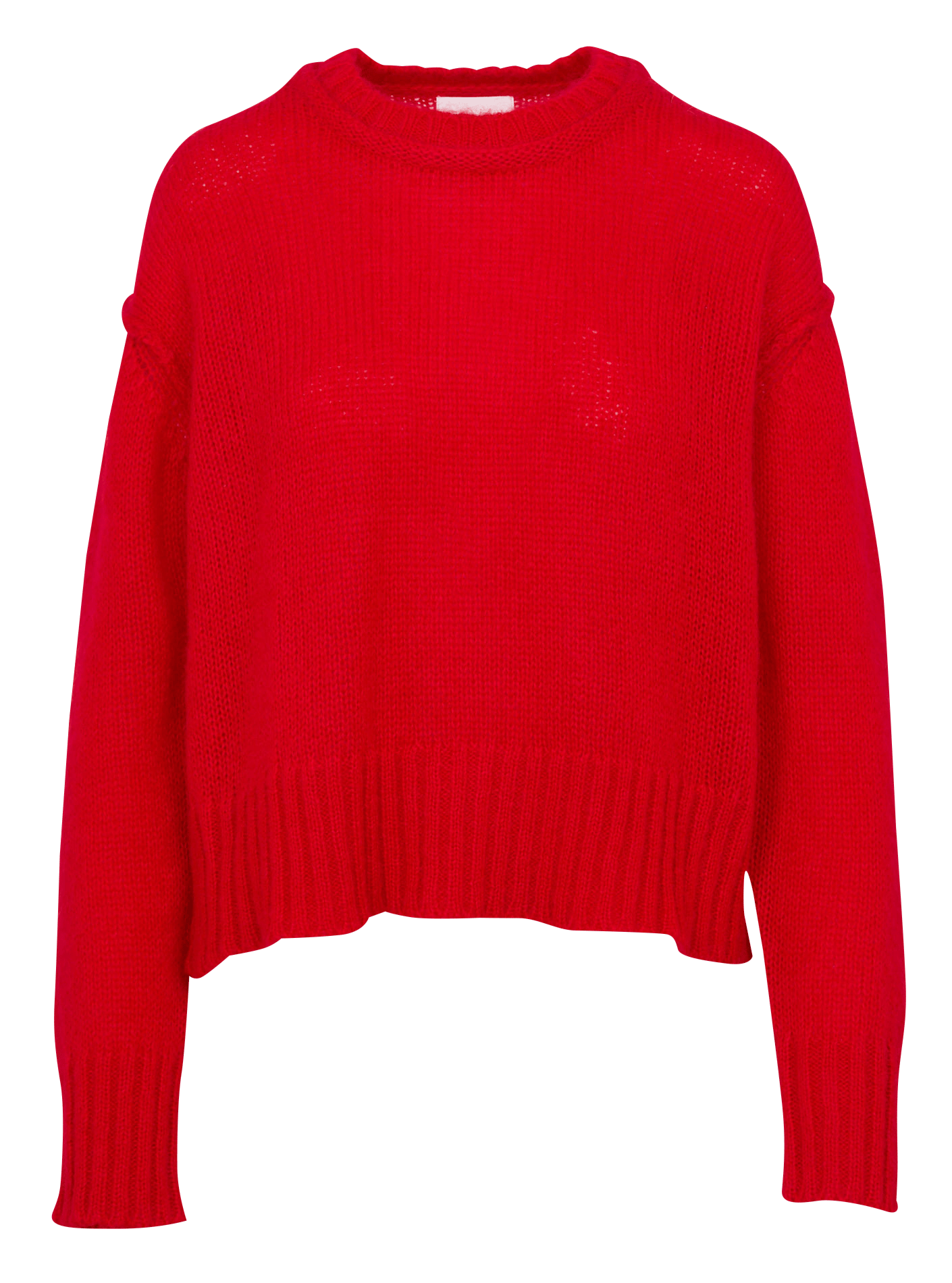 Maglione scollo tondo in misto lana BELLA JONES Rosso