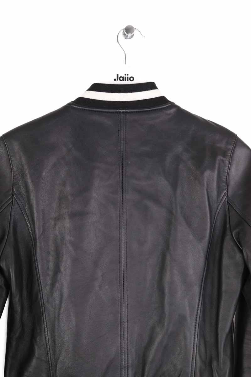Regular-fit organic cotton jacket with sherpa collar MICHAEL KORS - Seconde main Black