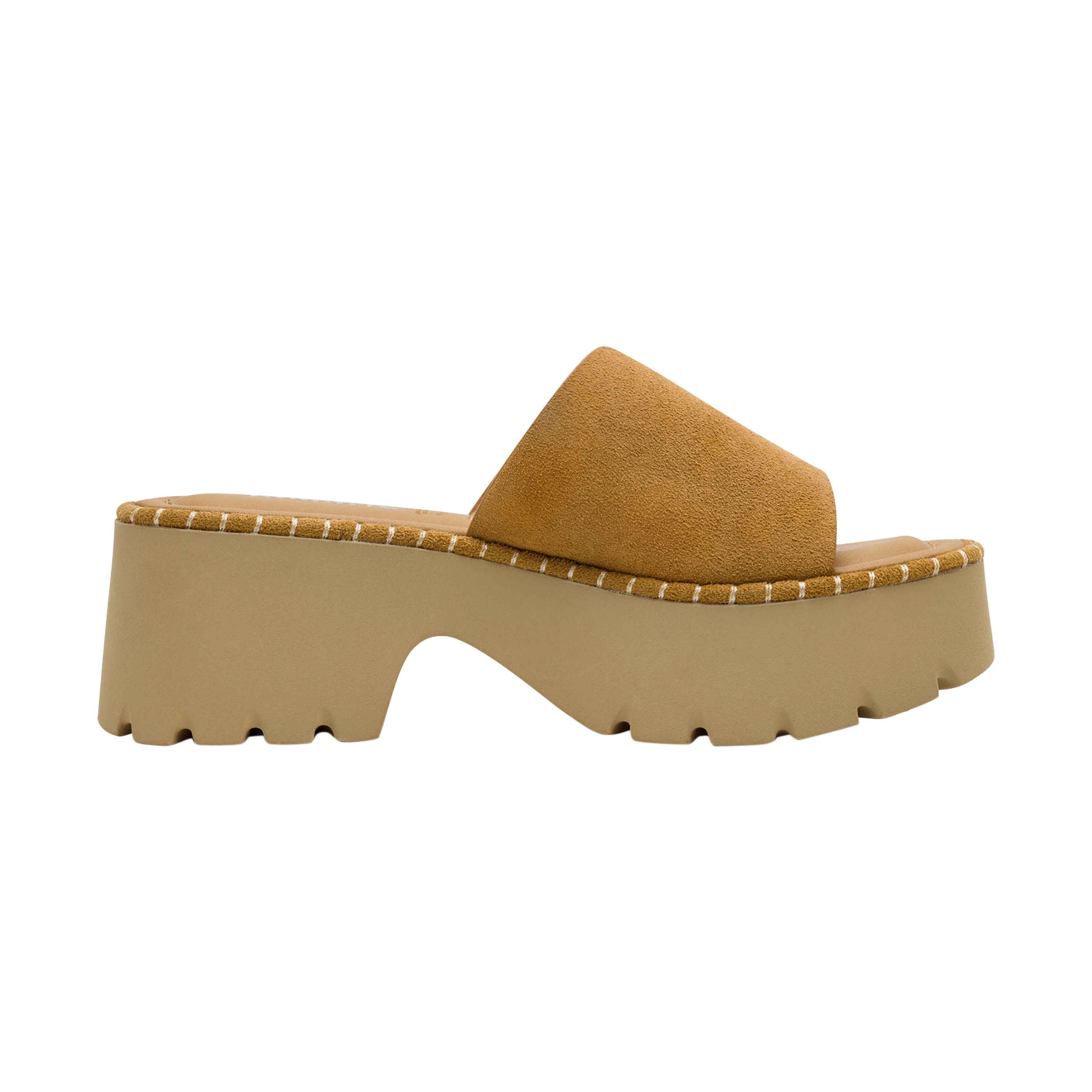 Leather high heel sandals TAMARIS Brown