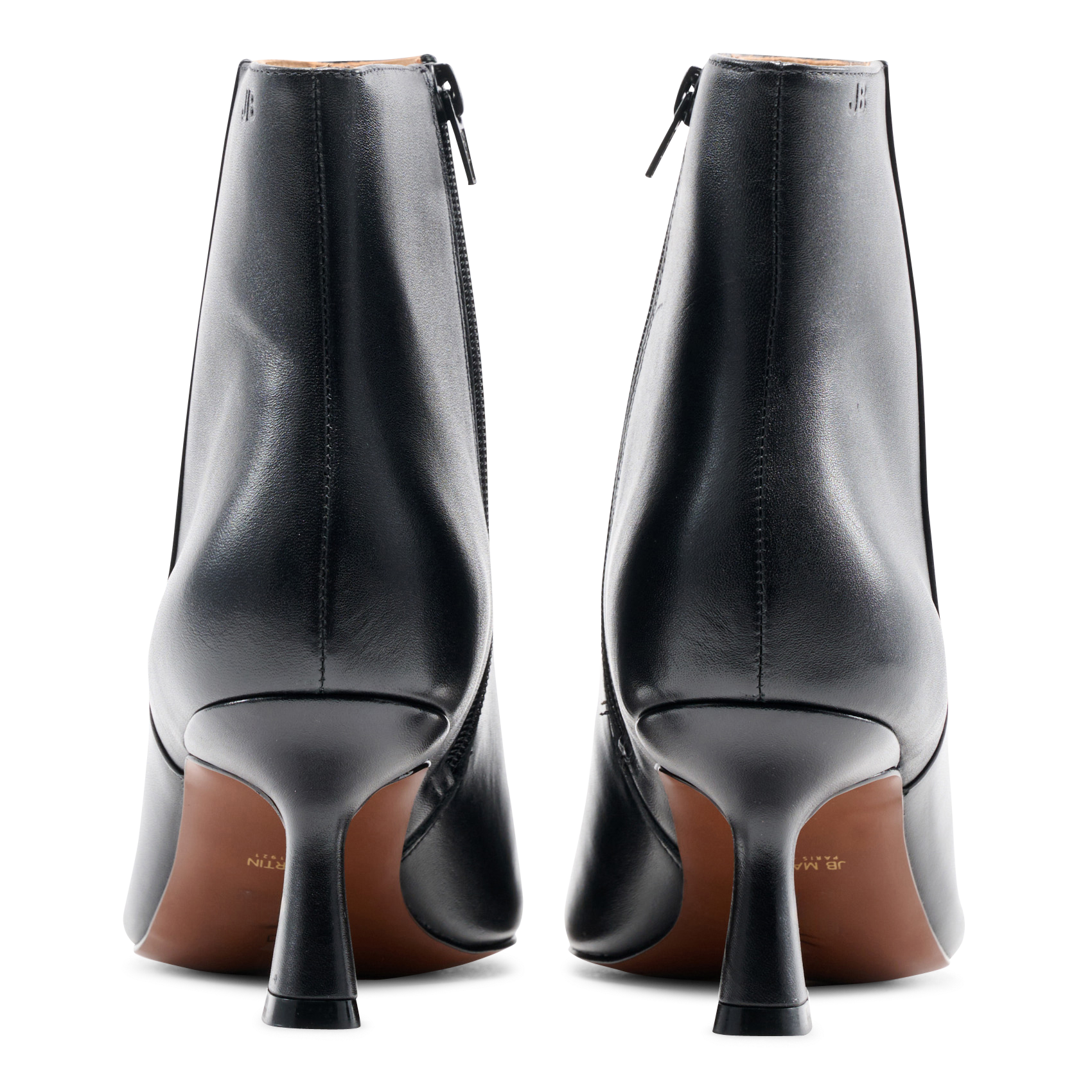Leather mid-calf boots JB MARTIN Black