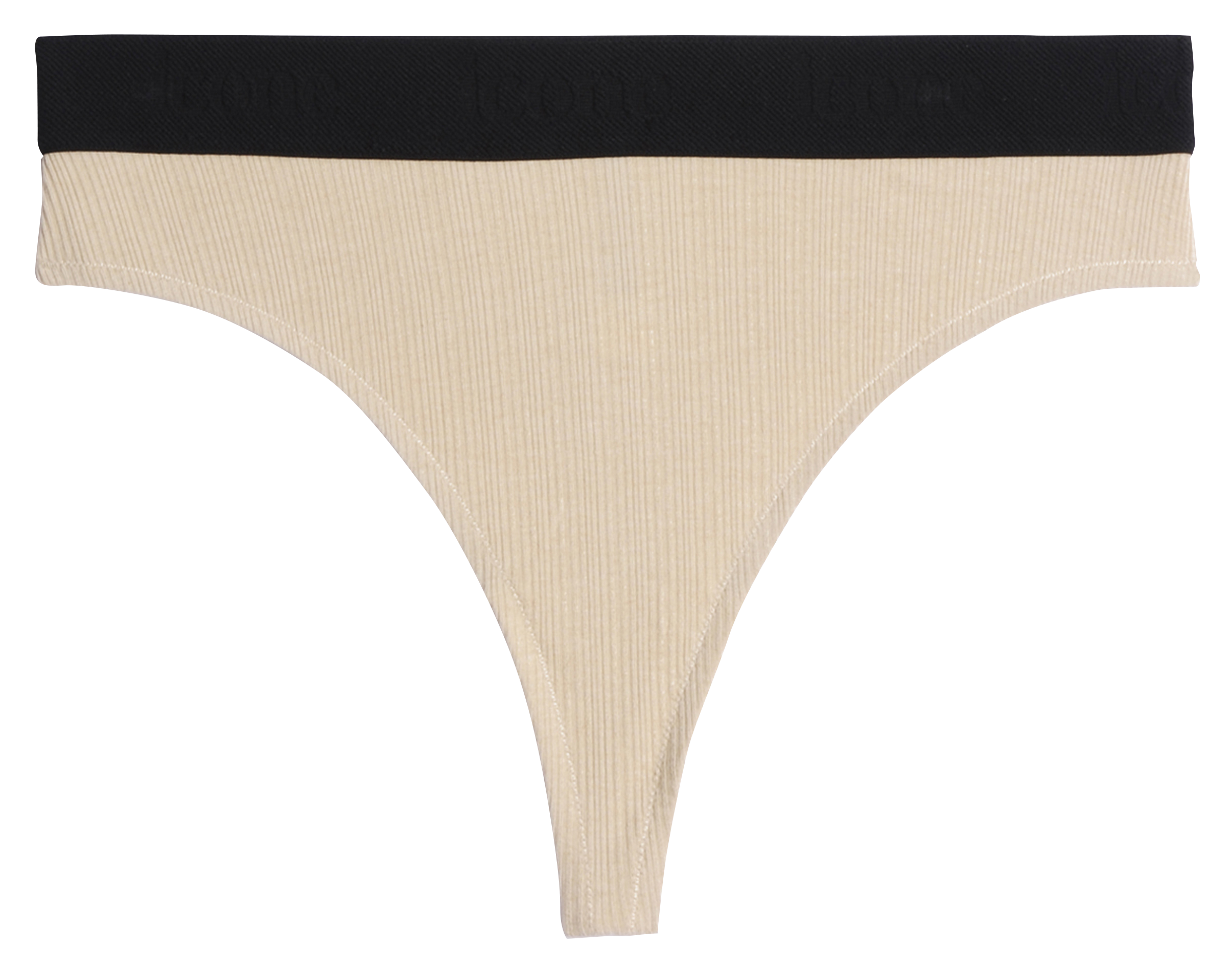 Tanga mit hohem Bund ICONE Beige