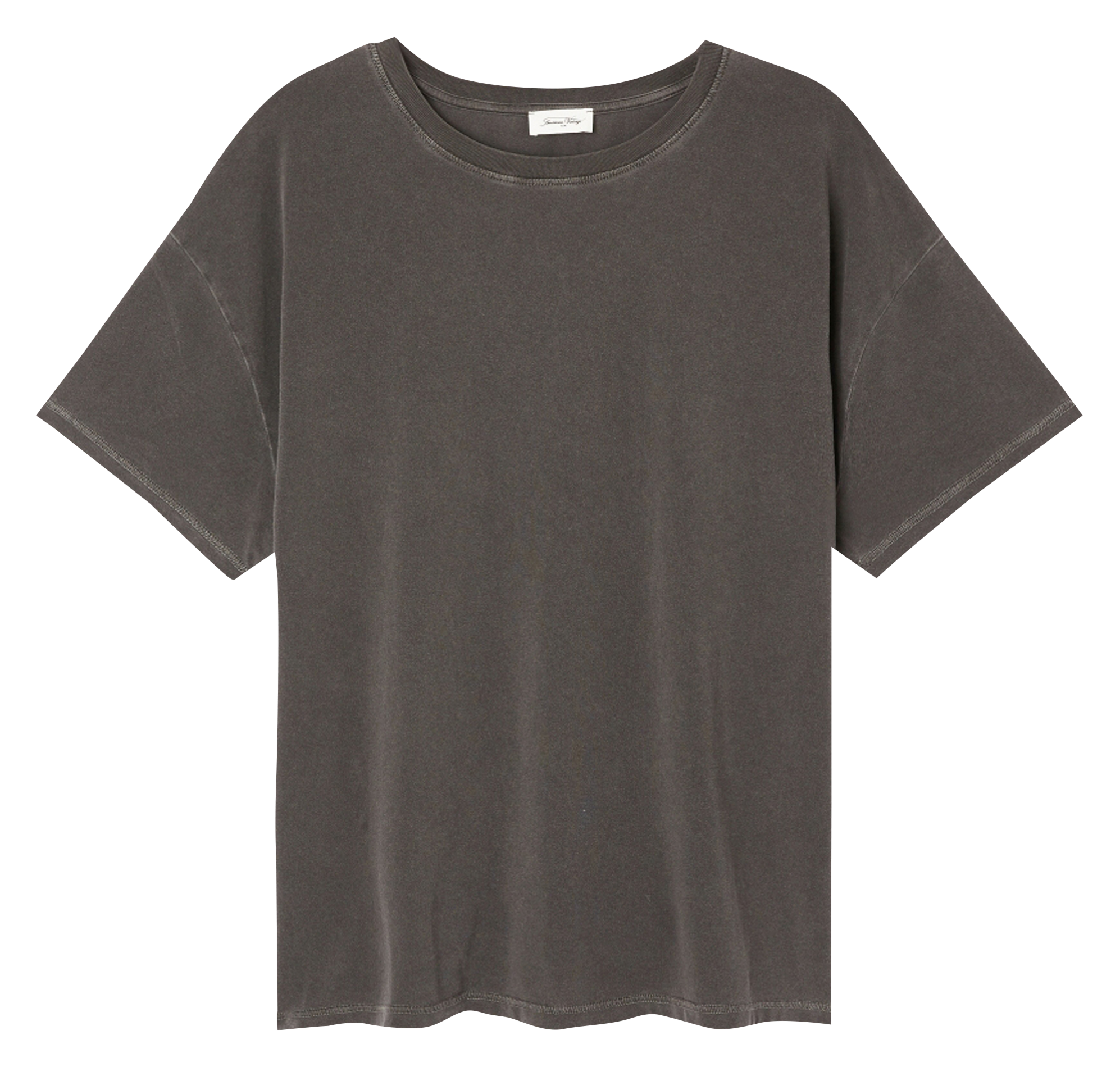 Oversized T-shirt met ronde hals | katoenblend Zwart