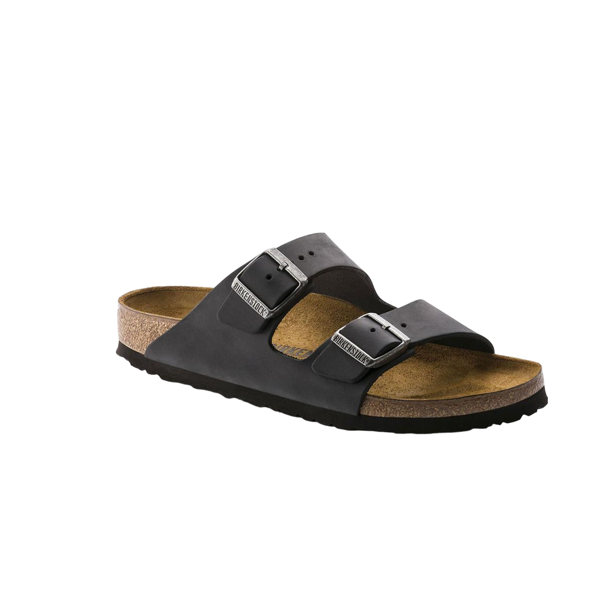 Faux leather sandals BIRKENSTOCK Black