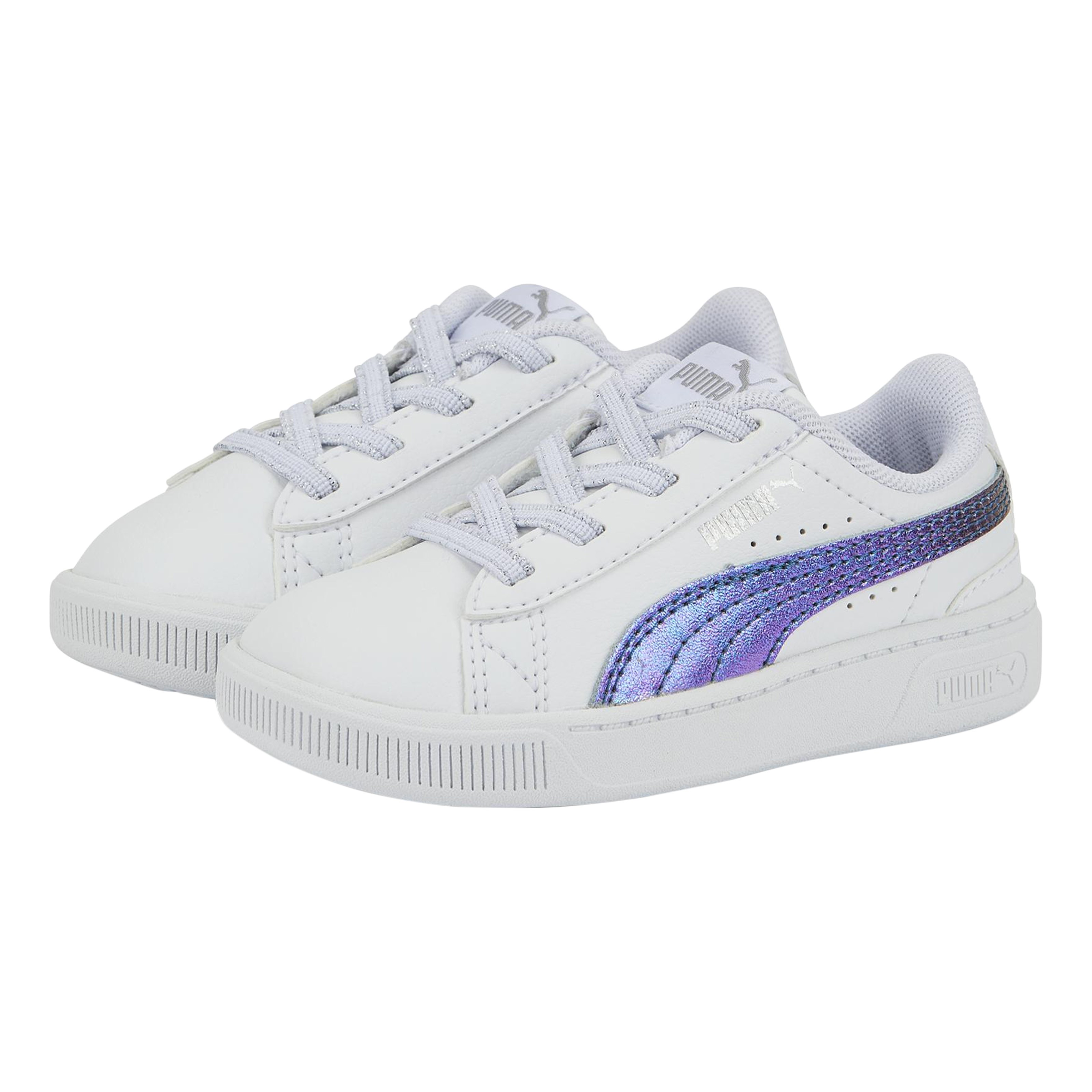 Children's leather sneakers Vikky bioluminescence acinf PUMA White