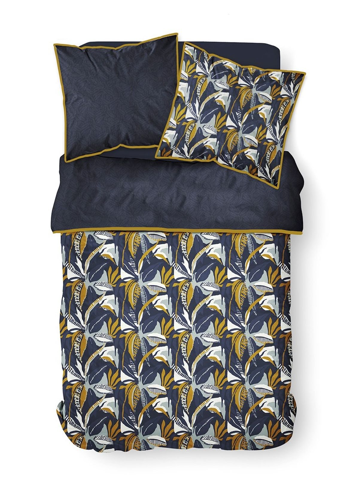 Printed cotton bedding set TODAY LINGE DE MAISON Blue