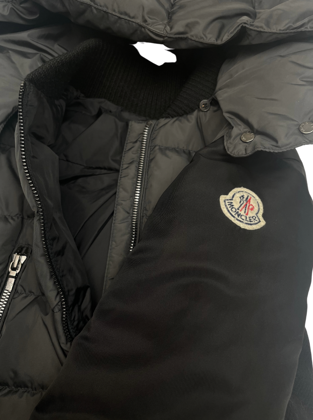 Black Kids' Puffer Jacket - 8 years MONCLER - Seconde Main Black