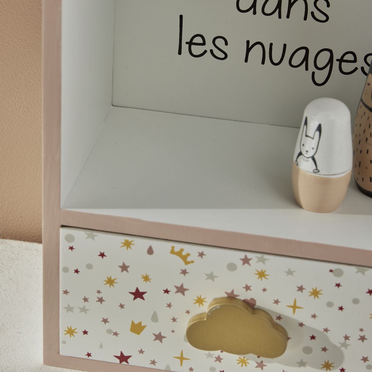 Children's secret box in MDF White