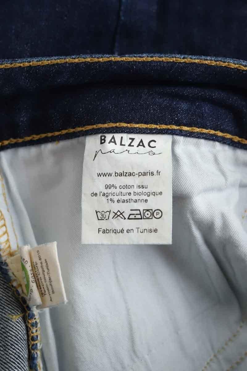 Cotton skinny jeans BALZAC PARIS - Seconde Main Blue