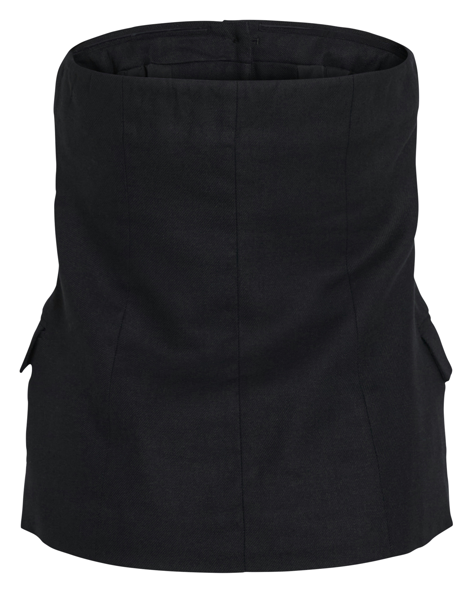 Fitted strapless top VILA Black