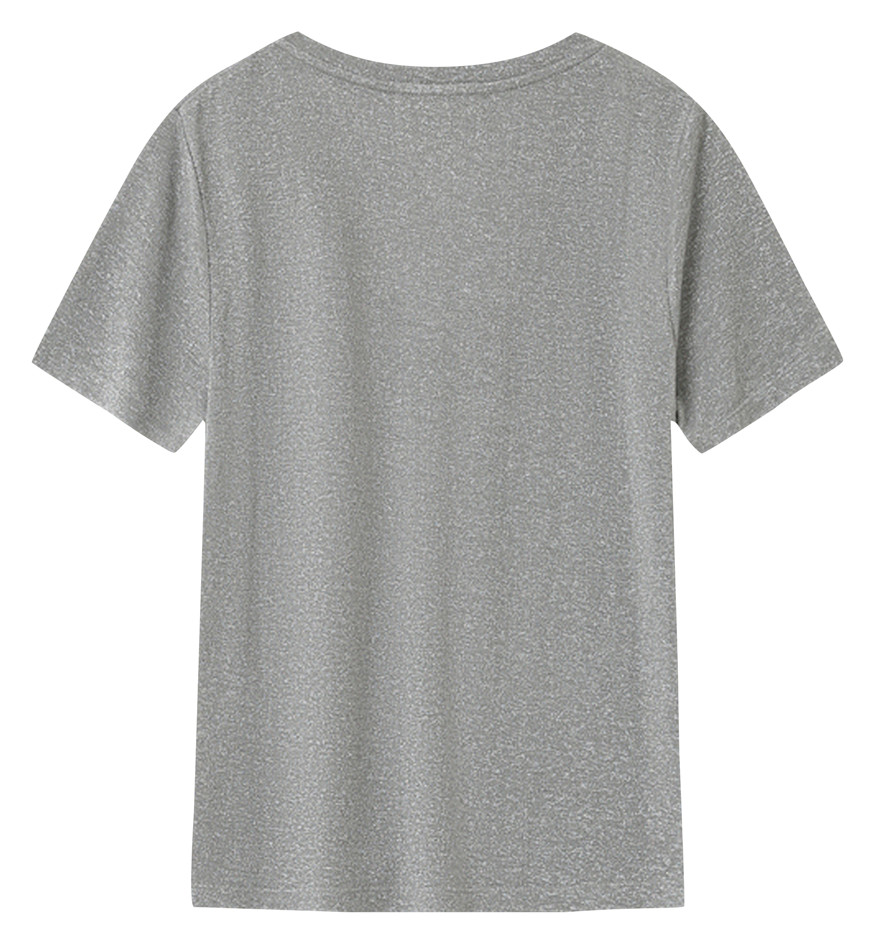 Crepe V-neck top GRACE ET MILA Silver