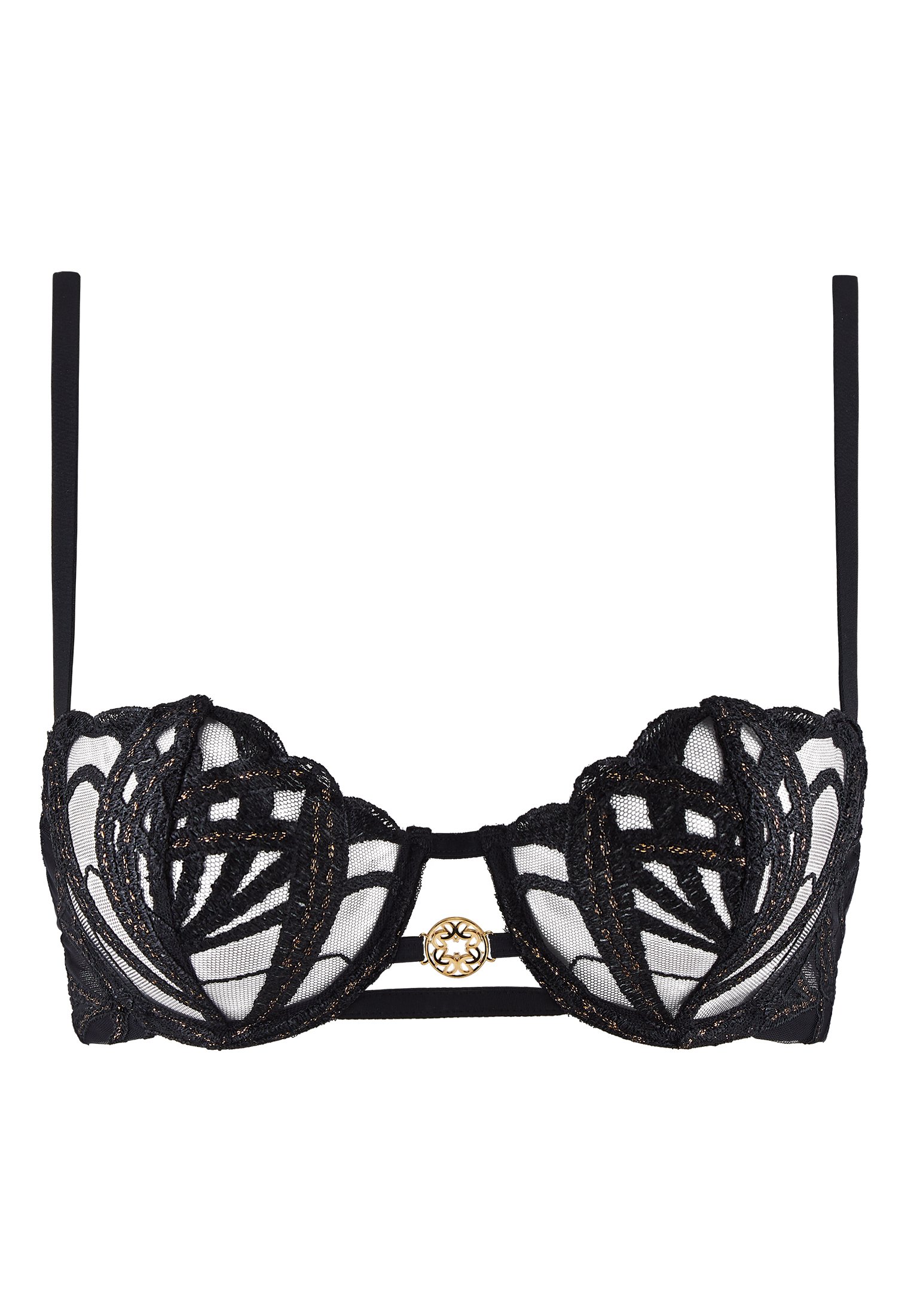 A Fleur De Toi demi-cup bra AUBADE Black