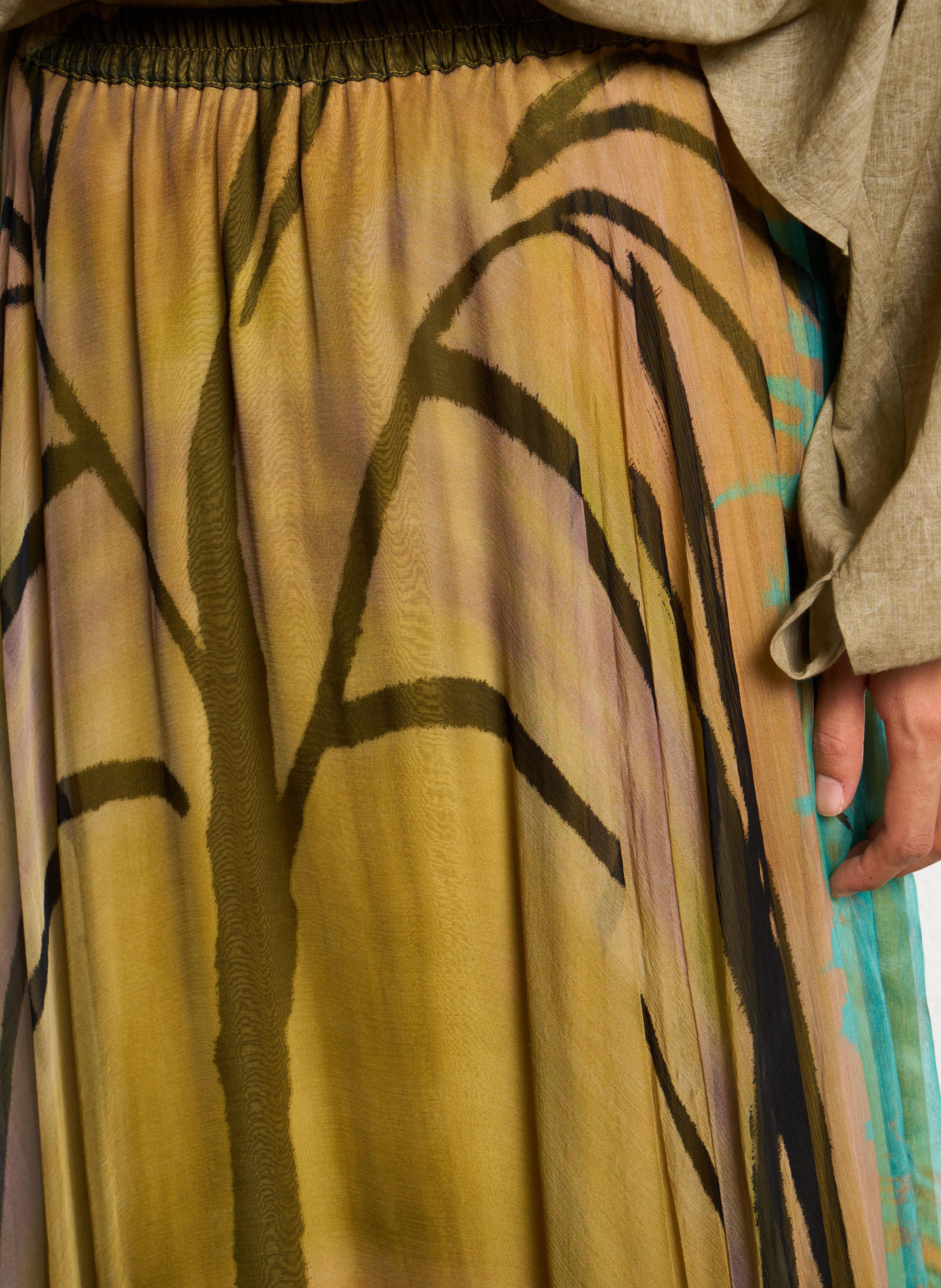 Jupe midi imprimée MES DEMOISELLES Multicolore