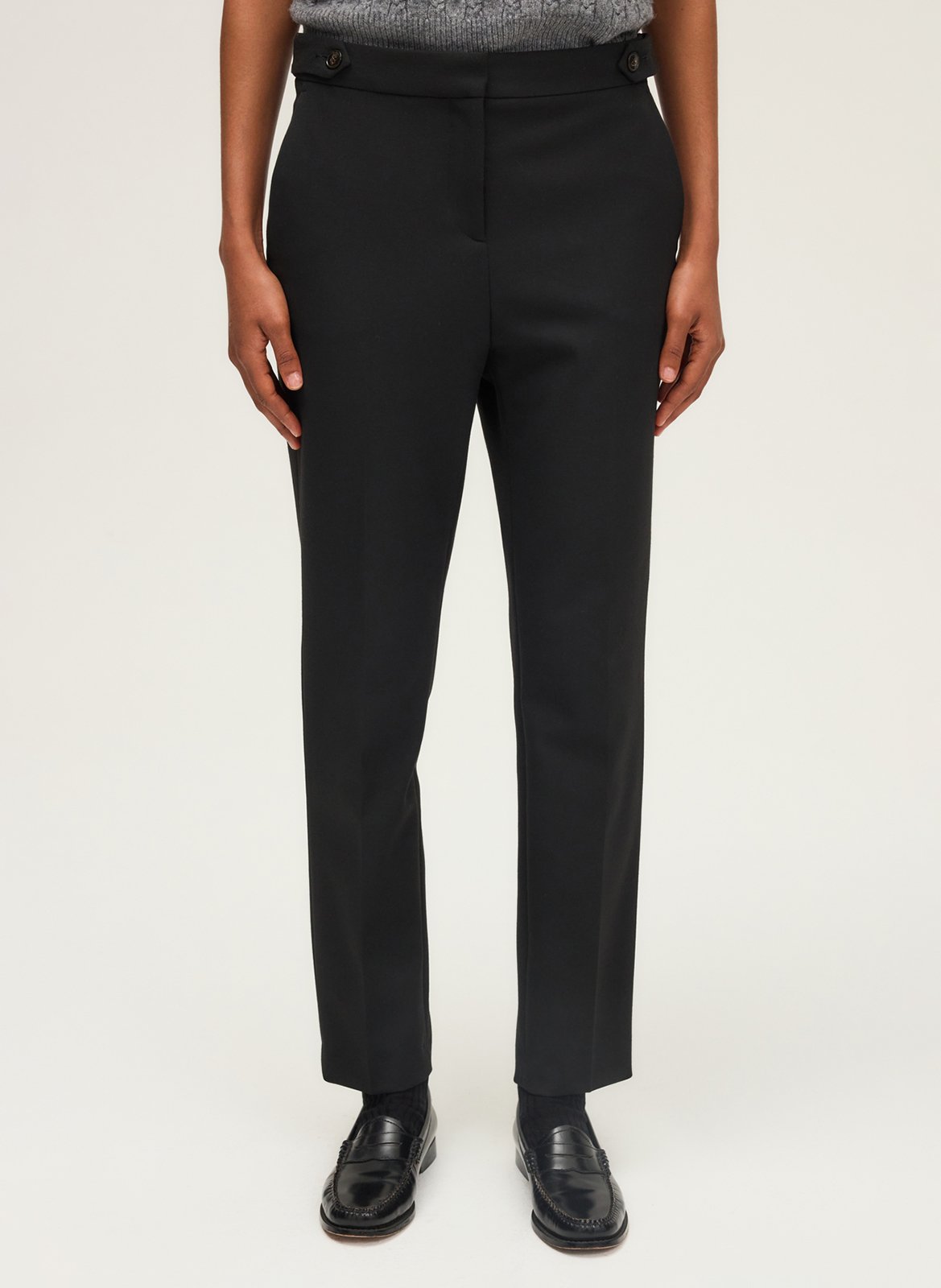 Carrot trousers PABLO Black