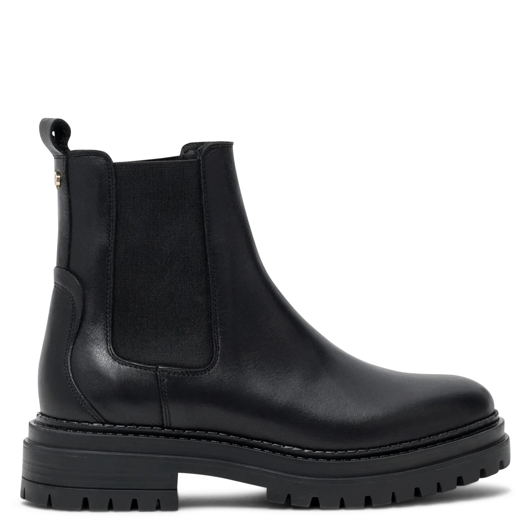 Bianca leather ankle boots BOCAGE Black