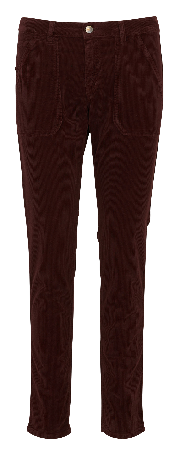 Rechte ribbroek ACQUAVERDE Bruin