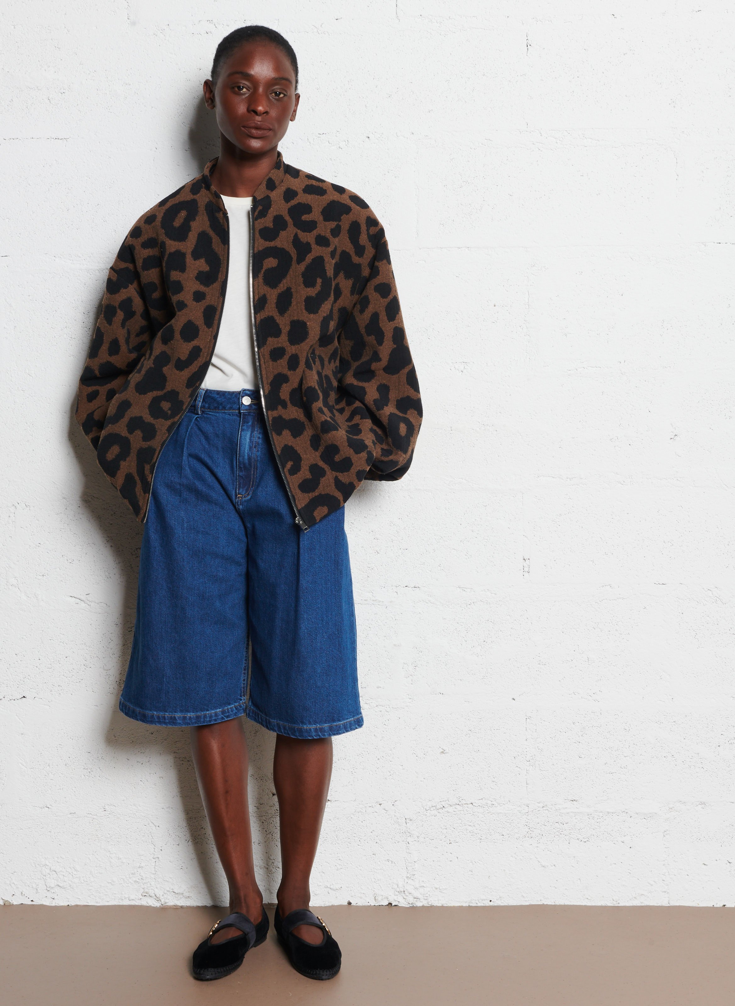 Velour ballet pumps FLABELUS Black