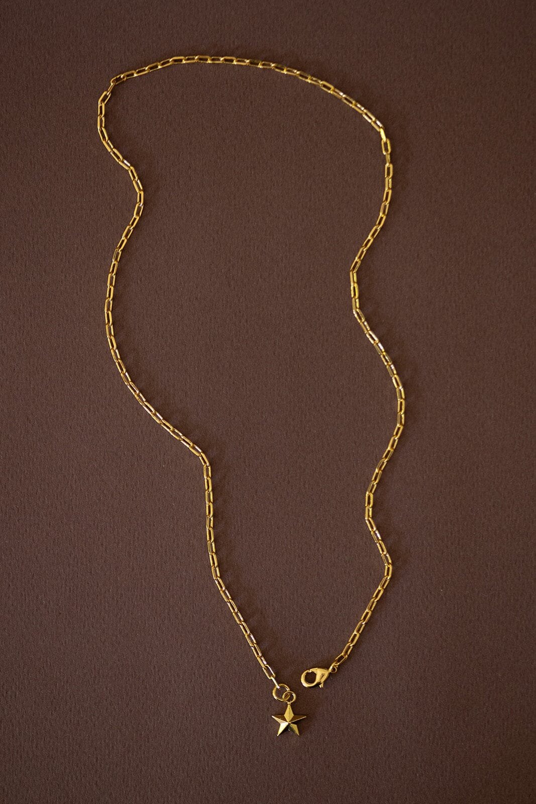 Silver-plated star necklace MONSIEUR SIMONE Golden