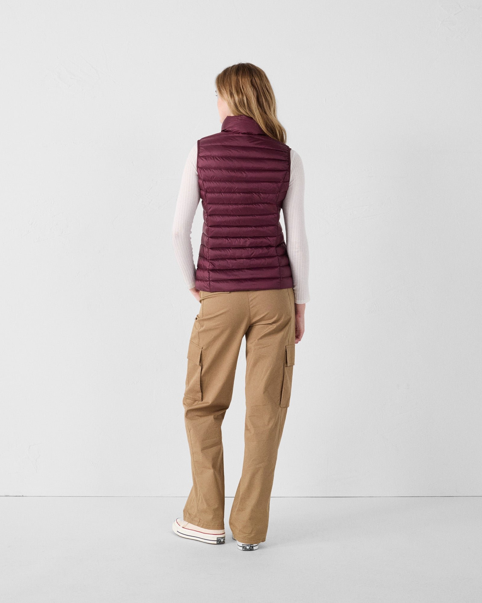 Sleeveless lightweight down vest seda JOTT Pink