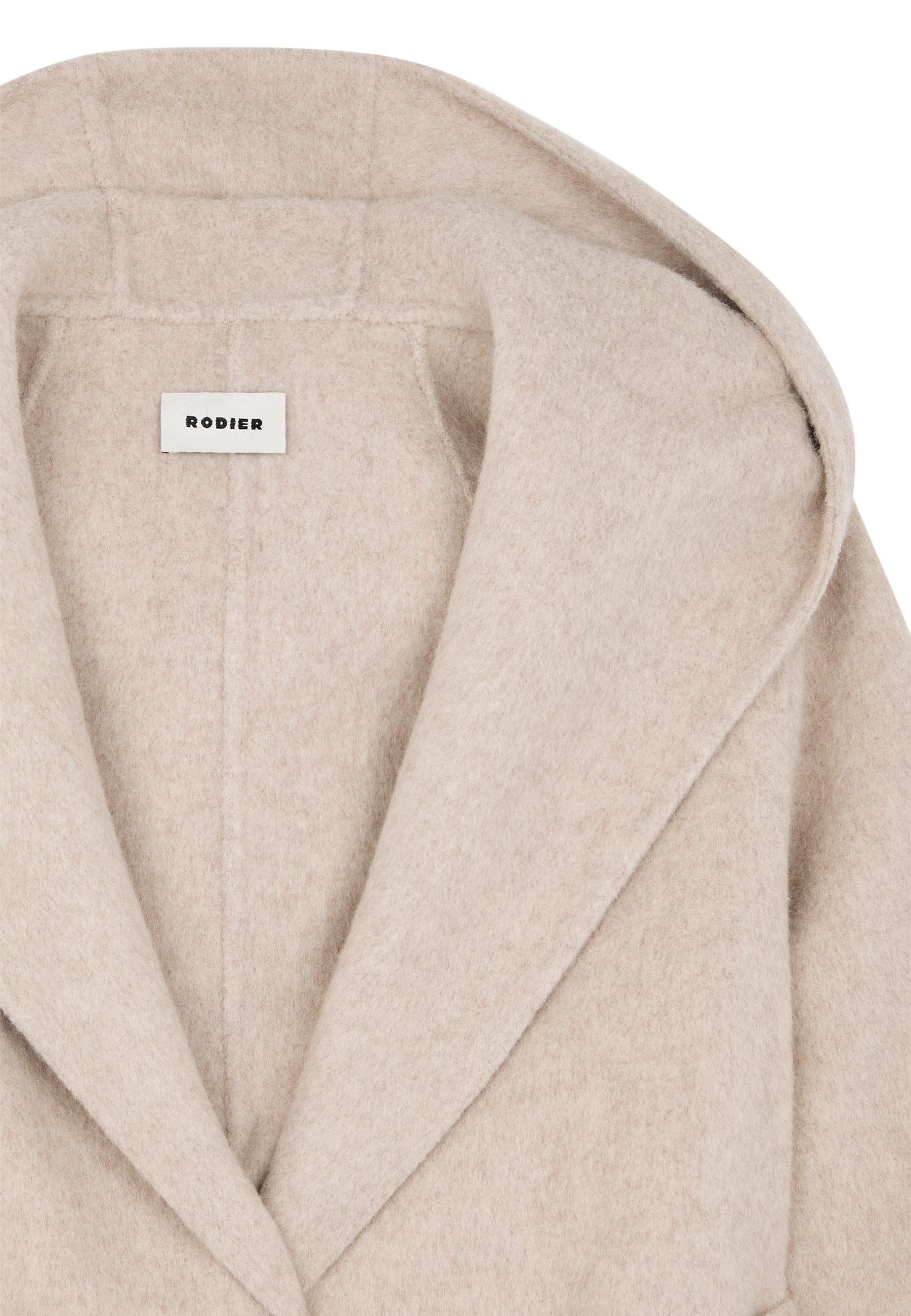 Ginko wool coat with hood RODIER Beige