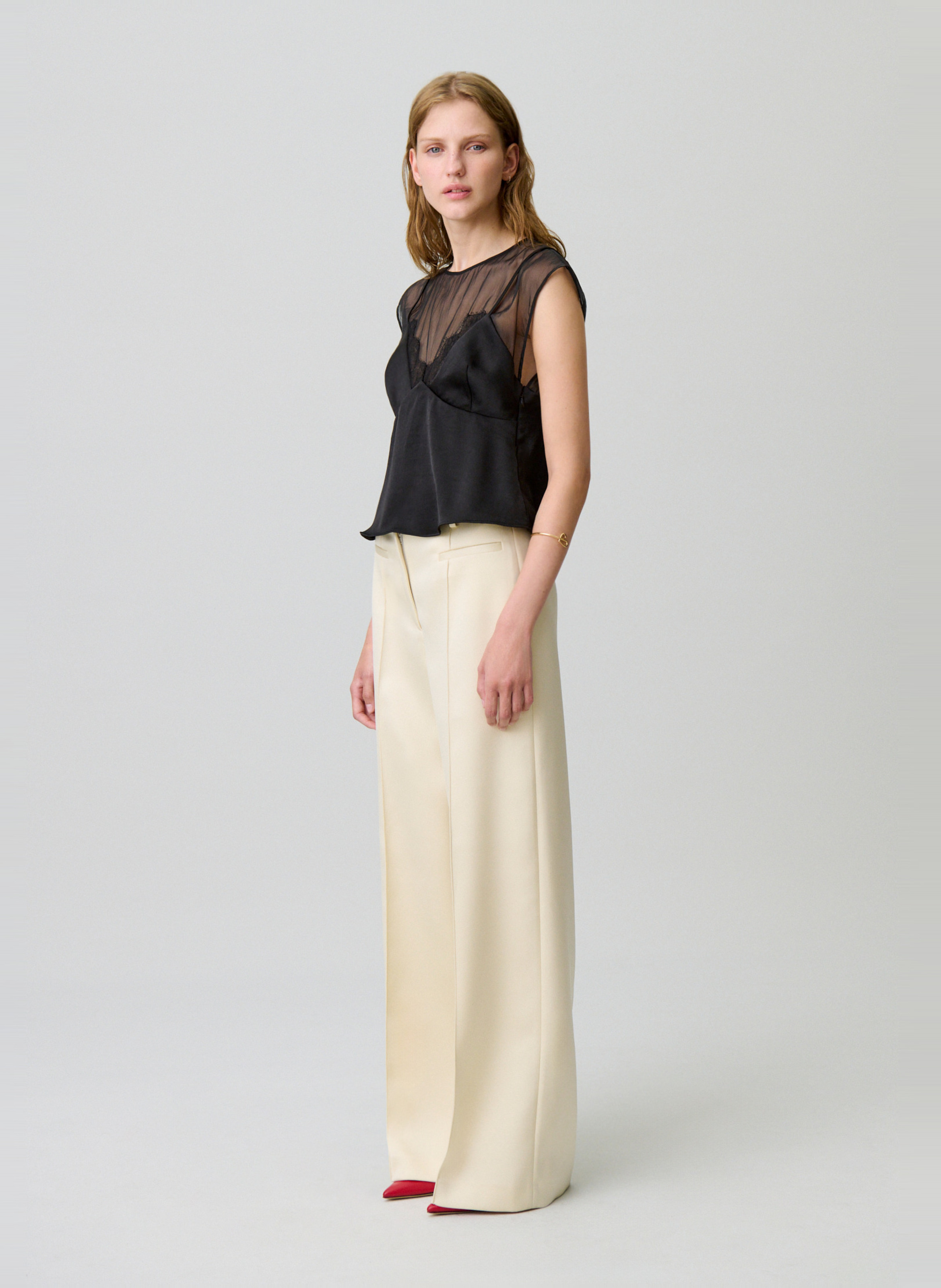 Top col rond  CLAUDIE PIERLOT Noir