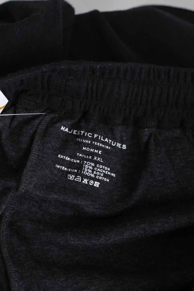 Sports trousers MAJESTIC FILATURES - SECONDE MAIN Black